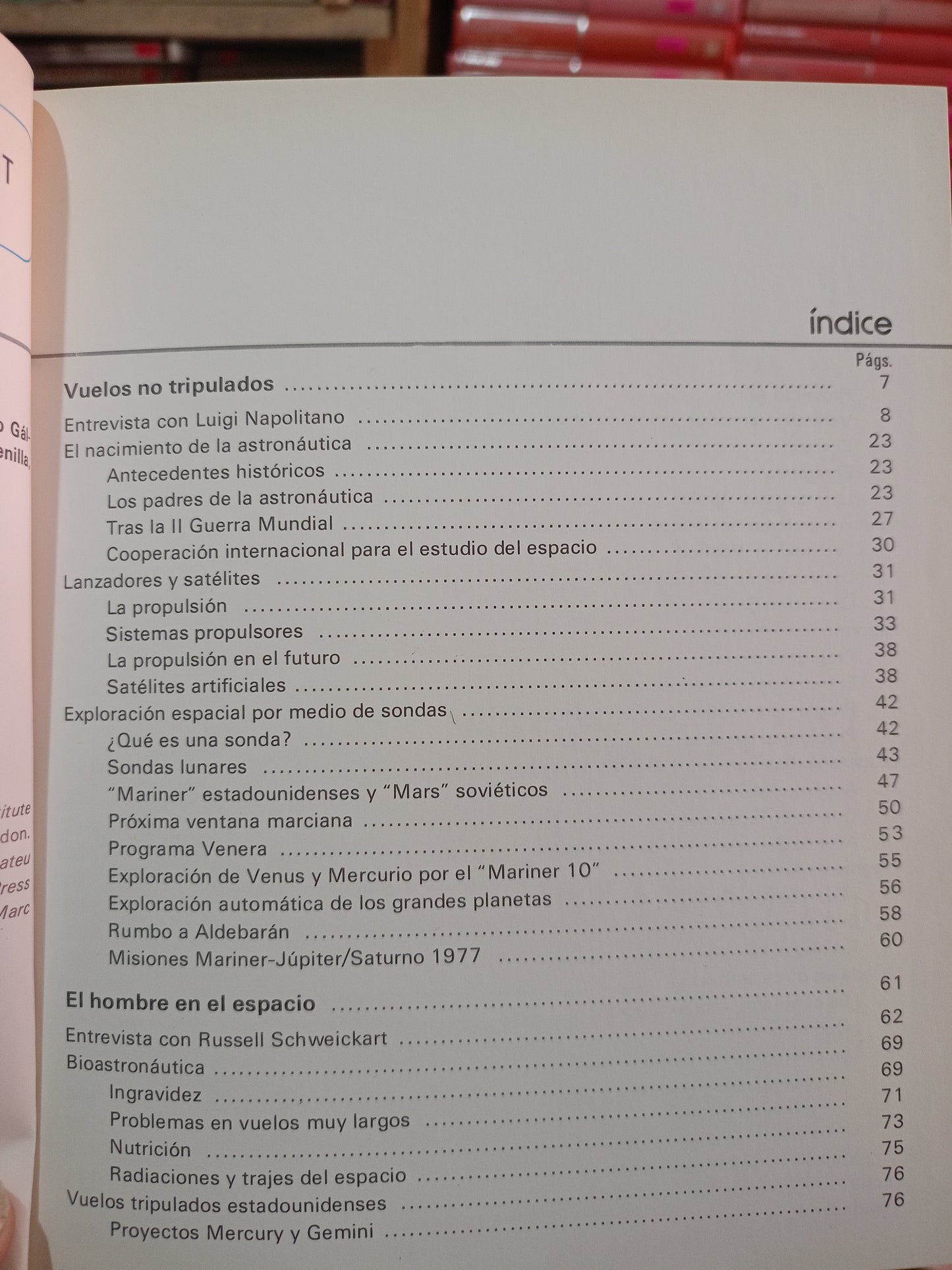 LOS VIAJES ESPACIALES USADO CIENCIA LITERARIO 305