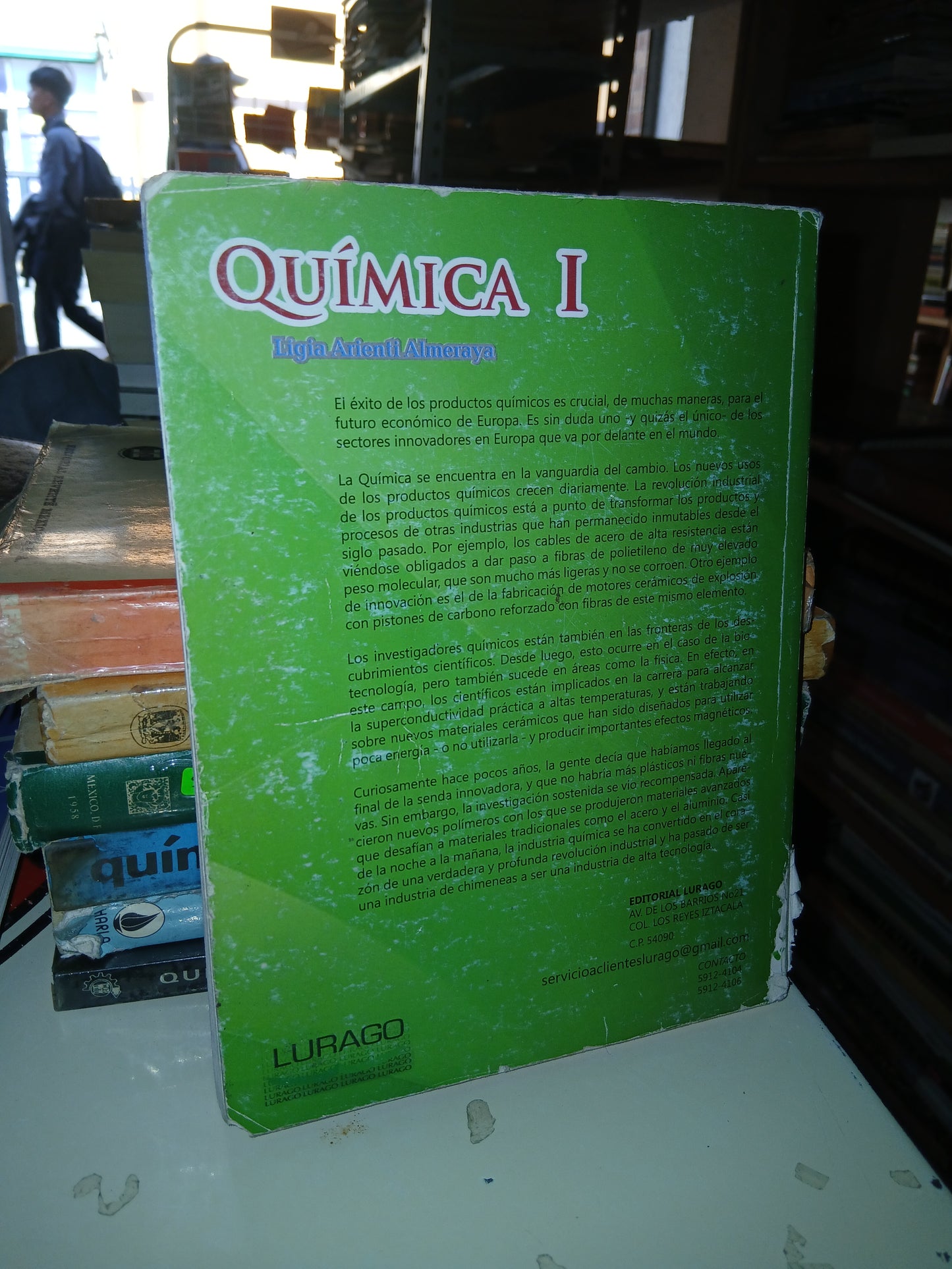 QUÍMICA I POR LIGIA ARIENTI ALMERAYA USADO QUÍMICA LITERARIO 207
