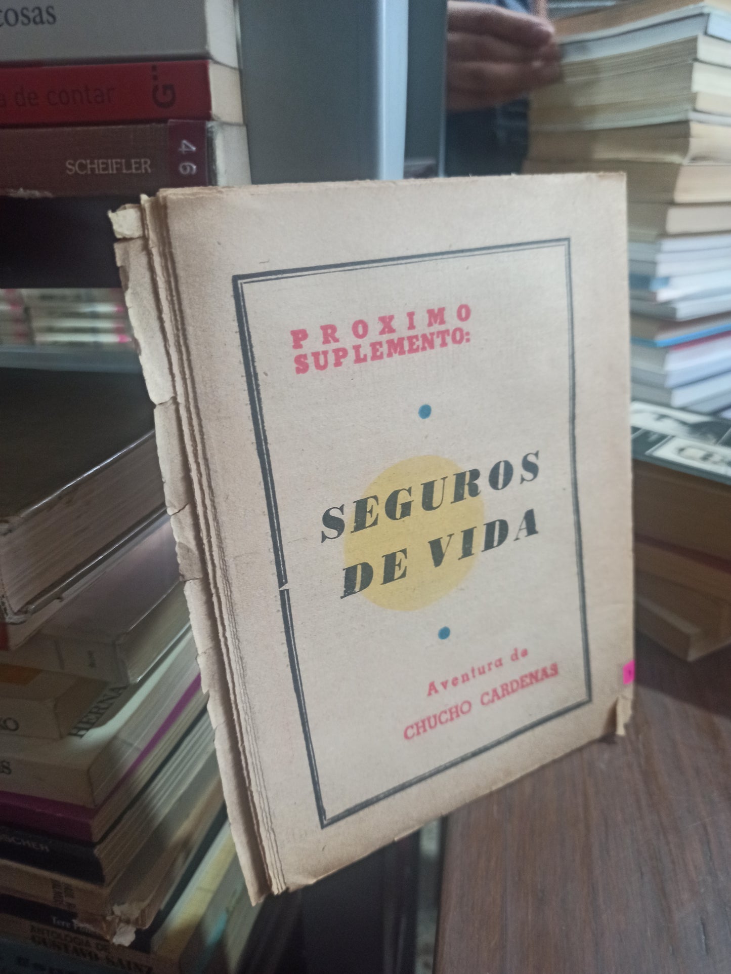 SEGUROS DE VIDA POR CHUCHO CÁRDENAS USADO ANTIGUOS ALDAMA