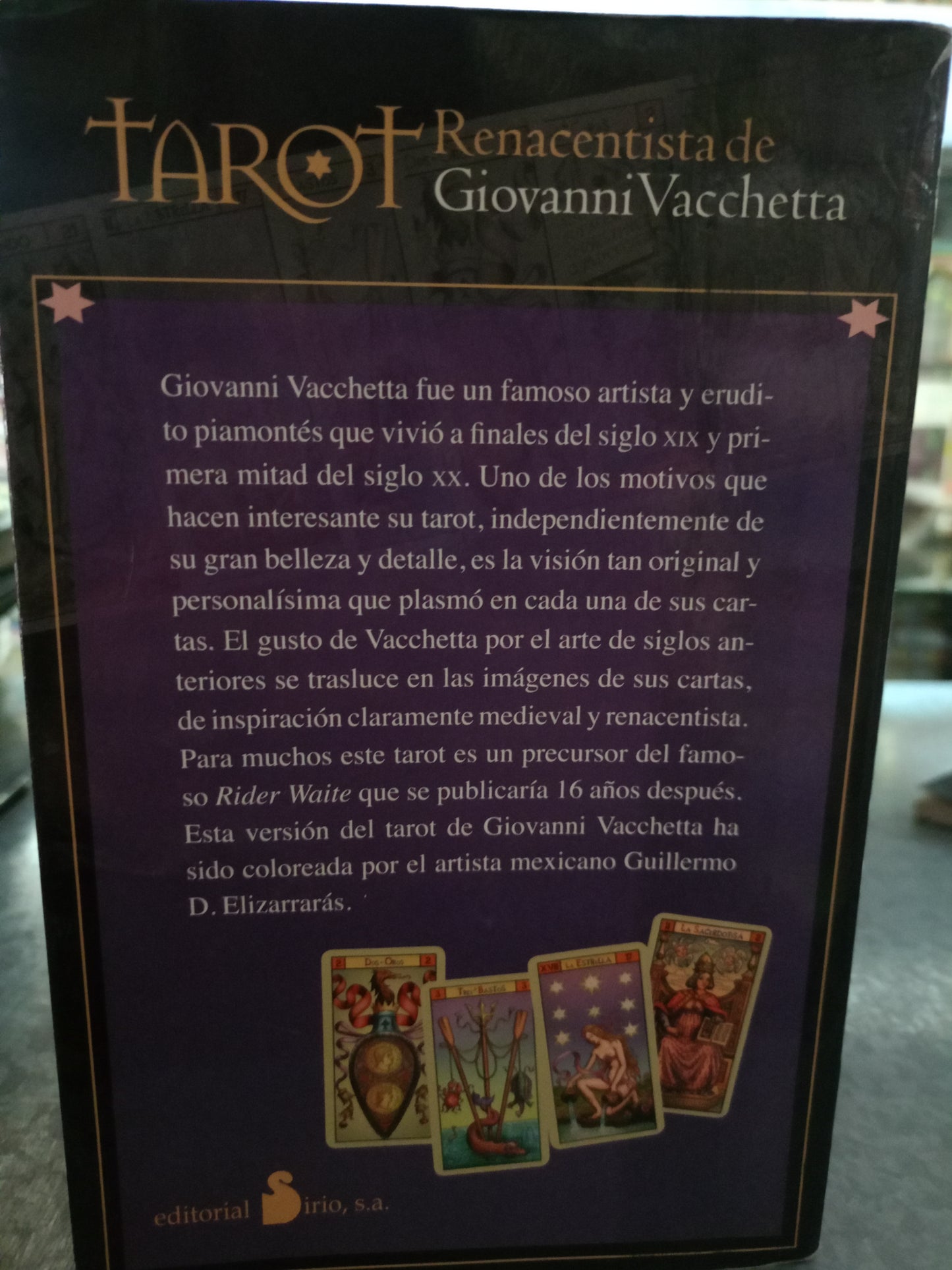 TAROT RENACENTISTA DE GIOVANNI VACCHETA POR JULIAN M. WHITE USADO ESOTERISMO ALDAMA