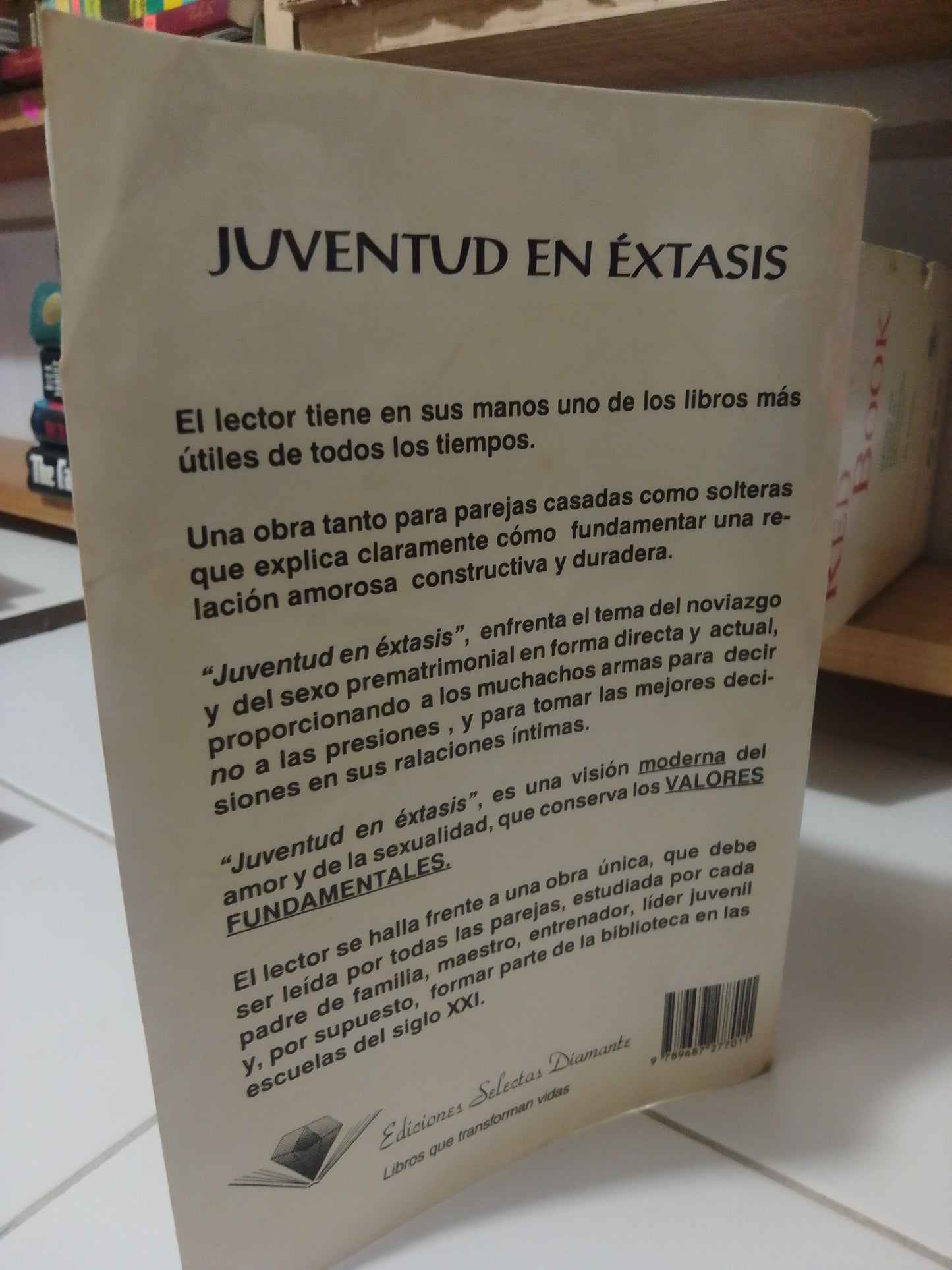 JUVENTUD EN EXTASIS POR CARLOS CUAUHTÉMOC SANCHEZ USADO SUP.PERSONAL JUAREZ
