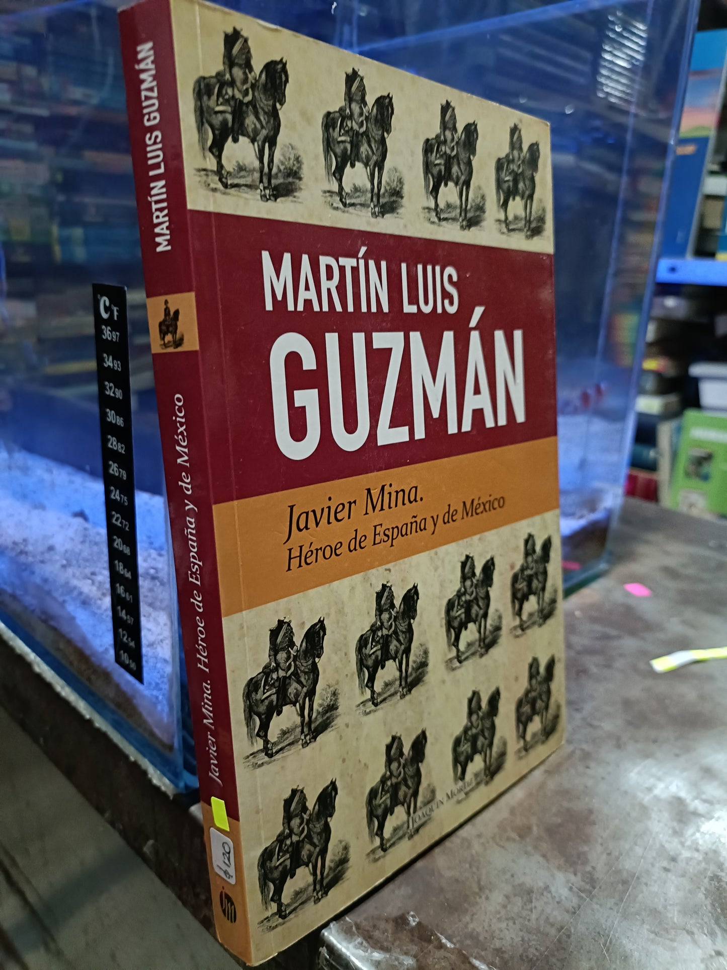 JAVIER MINA HEROE DE ESPAÑA Y DE MEXICO POR MARTIN LUIS GUZMAN USADO HISTORIA ALDAMA