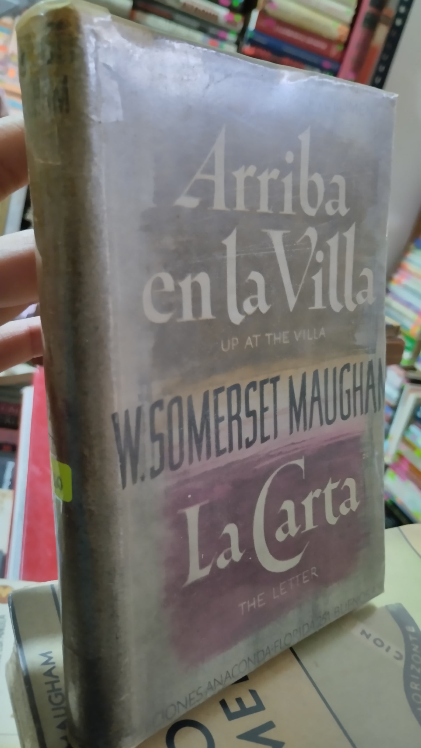 ARRIBA EN LA VILLA POR W SOMERSET MAUGHAM LIBRO USADO NOVELAS ALDAMA