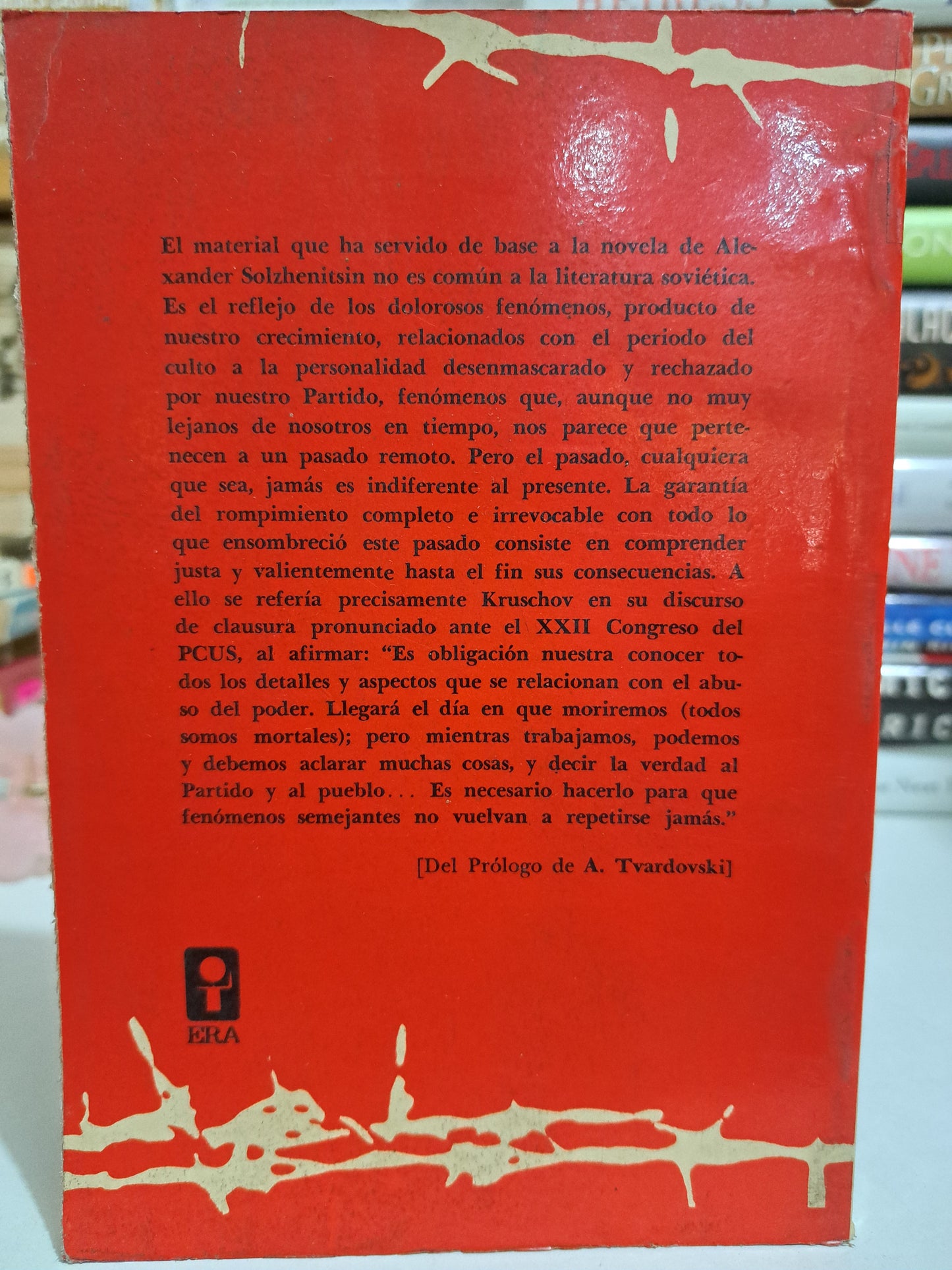 UN DÍA DE IVAN DENISOVICH ALEXANDER SOLZHENITSIN USADO NOVELA JUÁREZ