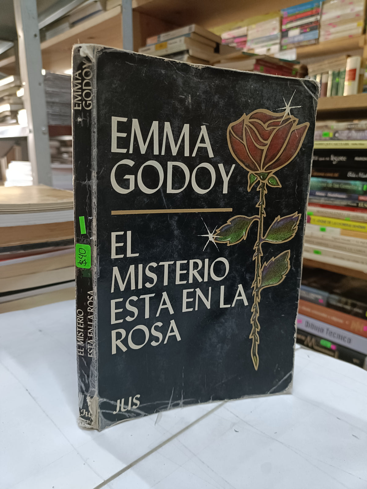 EL MISTERIO ESTA EN LA ROSA POR EMMA GODOY USADO NOVELA LITERARIO 207