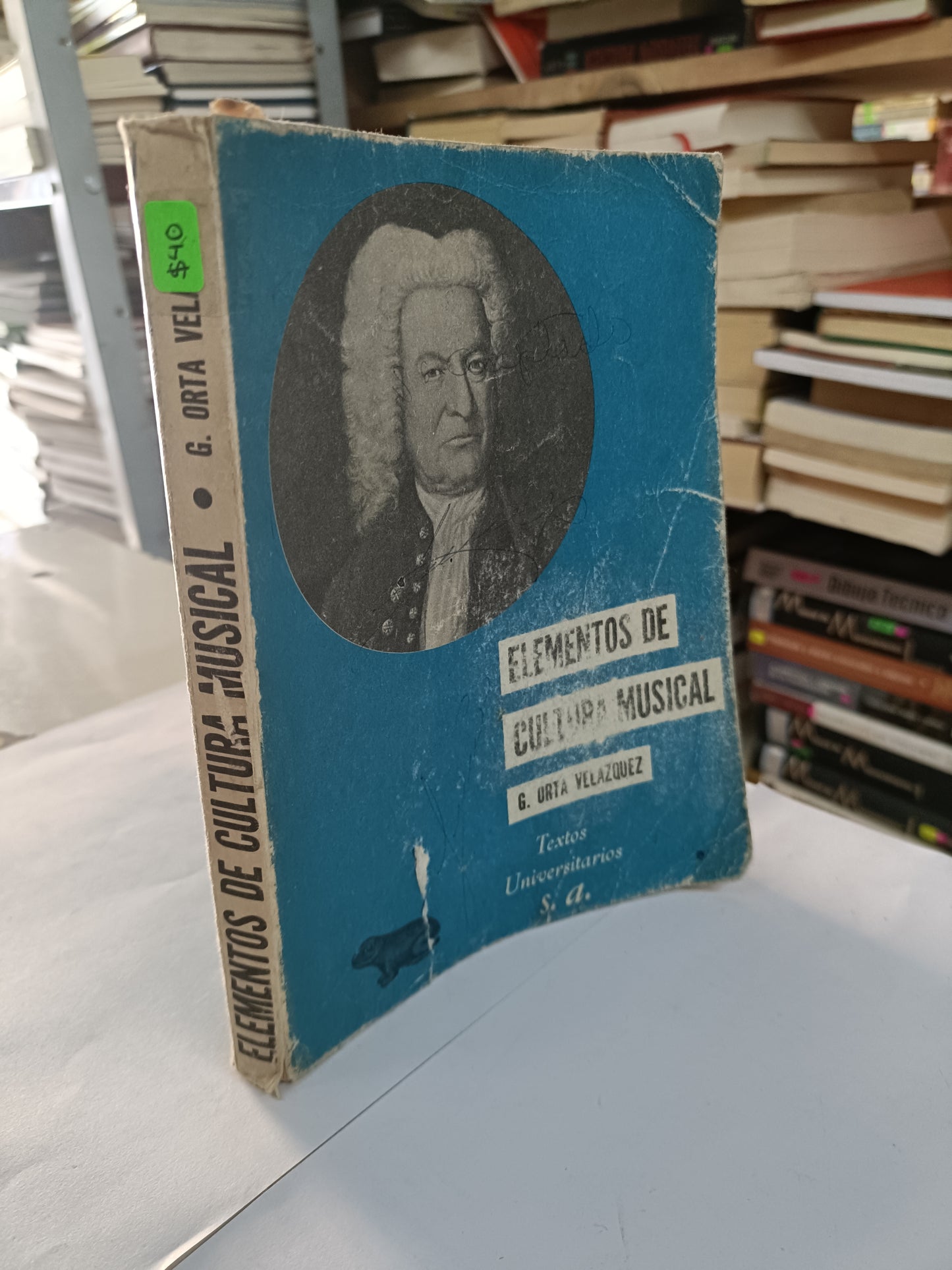 ELEMENTOS DE CULTURA MUSICAL G. ORTA VELAZQUEZ USADO MÚSICA LITERARIO DE 207