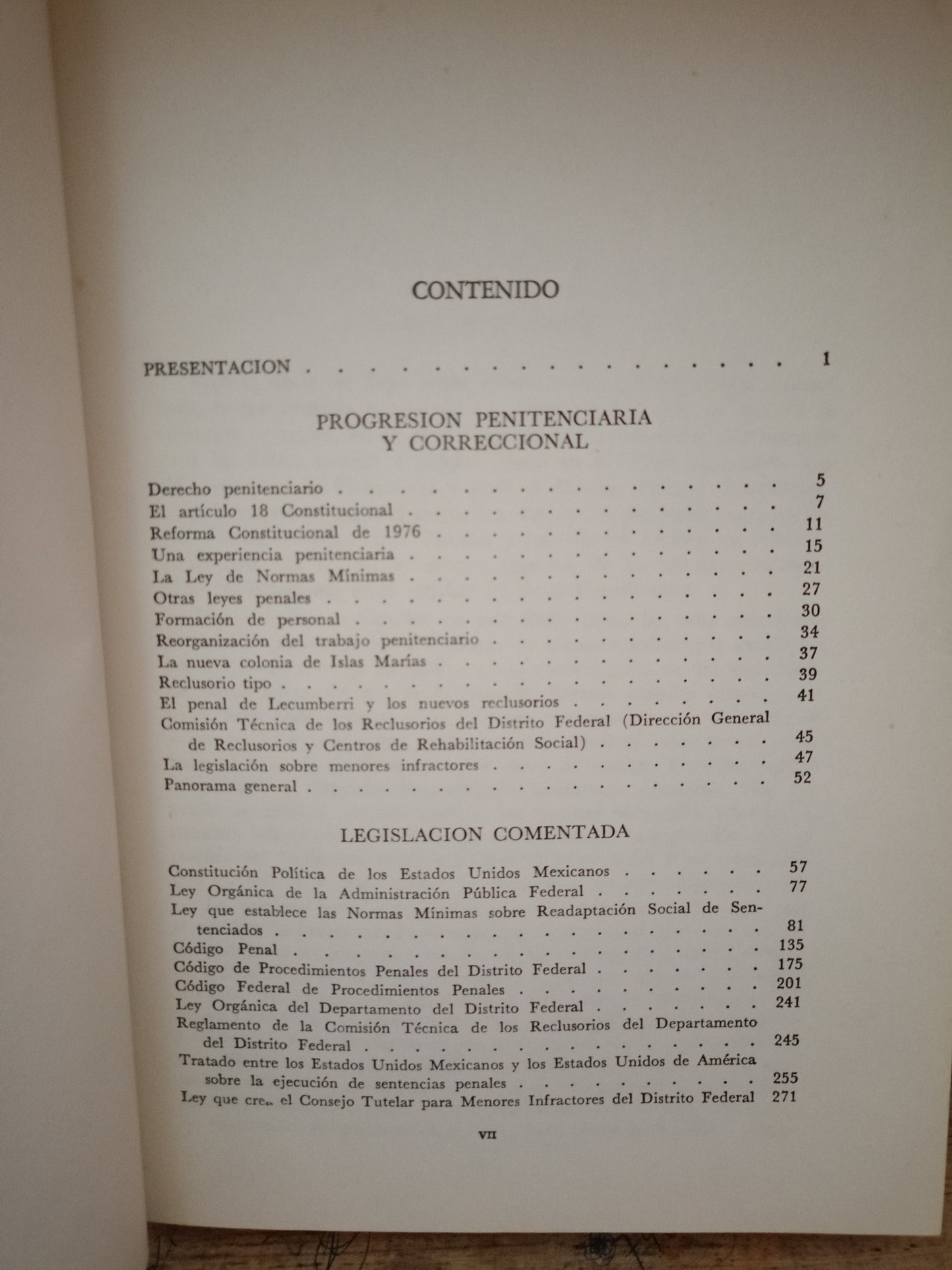 LEGISLACIÓN PENITENCIARIA Y CORRECCIONAL COMENTADA POR SERGIO GARCÍA RAMÍREZ USADO DERECHO LITERARIO 305