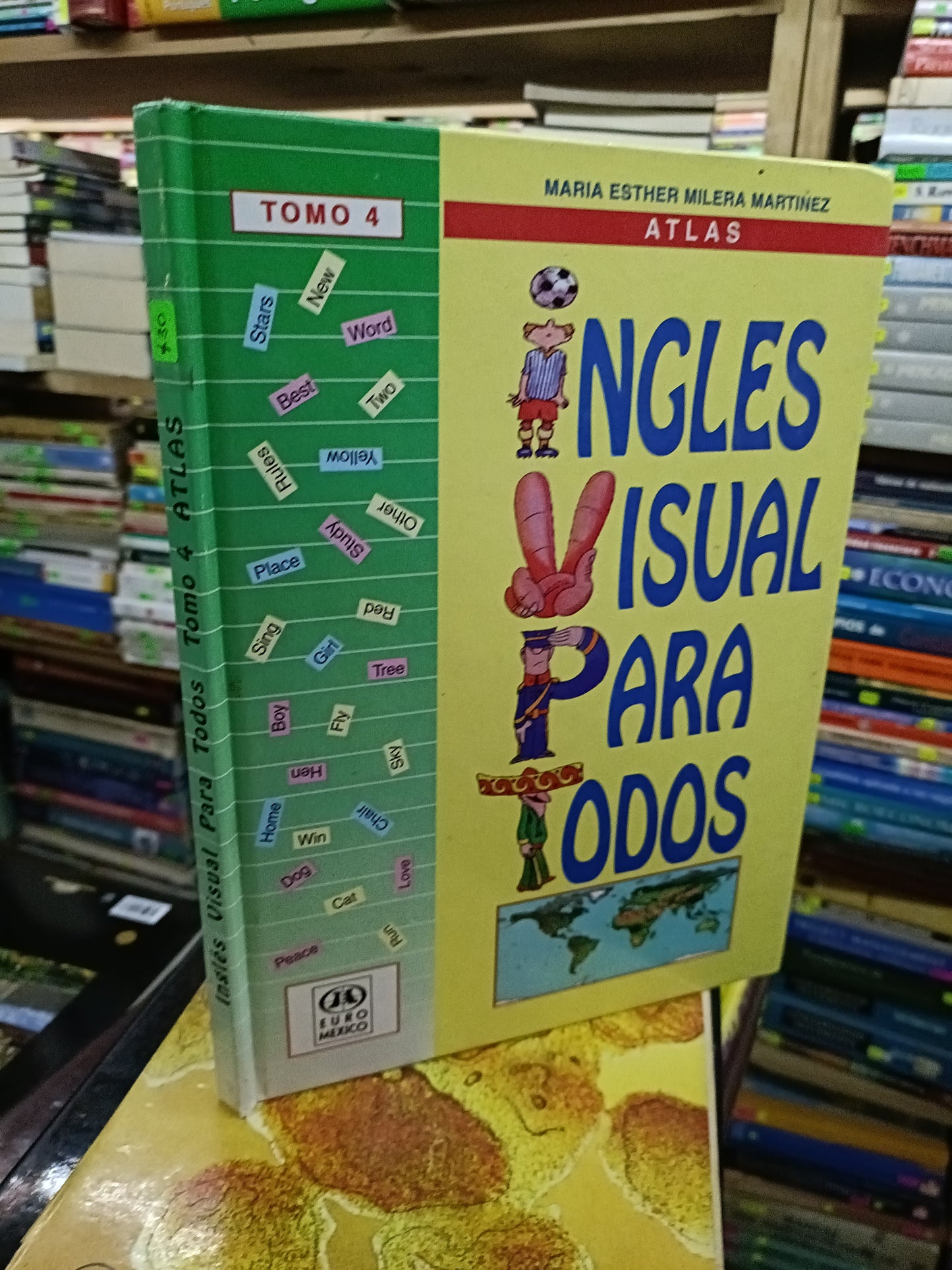 INGLÉS VISUAL PARA TODOS TOMO 4 POR MARIA ESTHER MILERA MARTÍNEZ USADO IDIOMAS LITERARIO 207