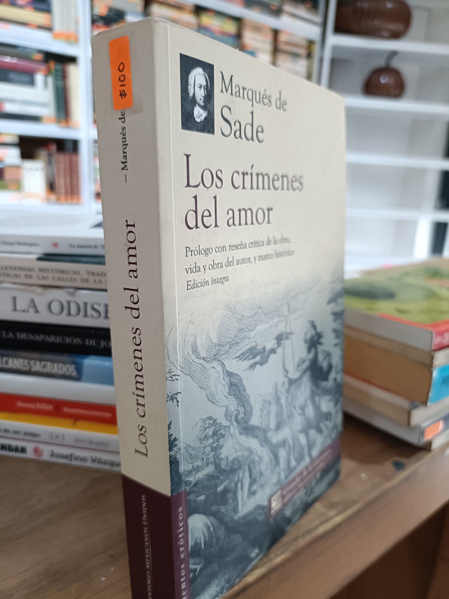 LOS CRIMENES DEL AMOR POR MARQUES DE SADE USADO NOVELA JUAREZ 515