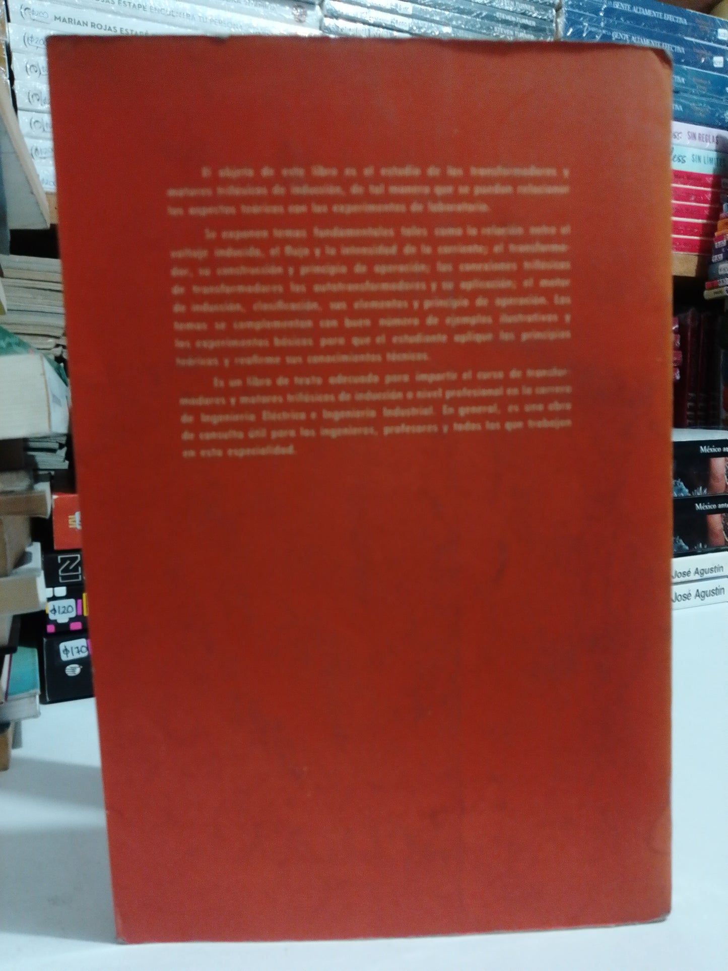 CURSO DE TRANSFORMADORES Y MOTORES TRIFÁSICOS DE INDUCCIÓN POR GILBERTO ENRIQUEZ USADO MATE. JUAREZ