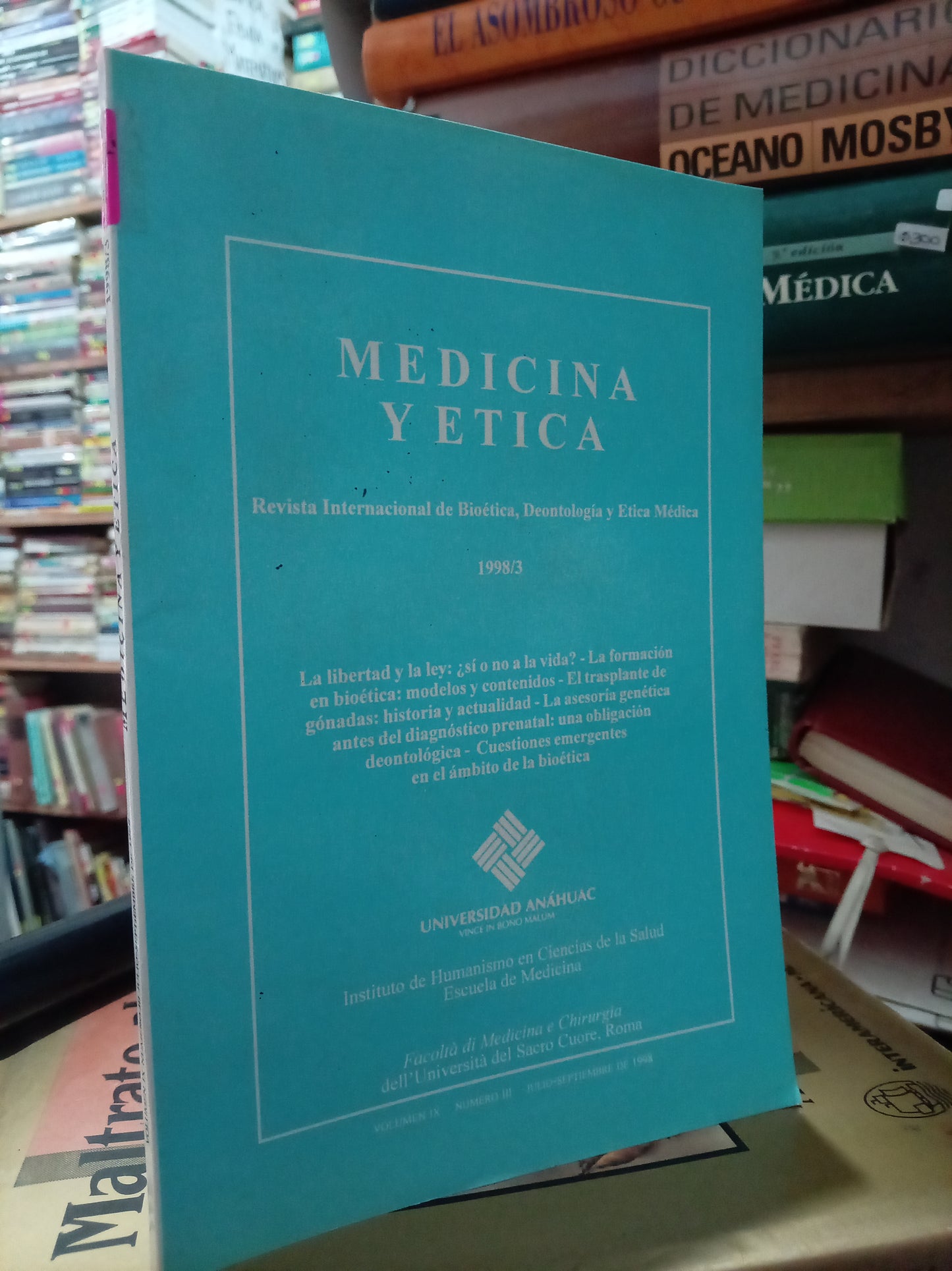 MEDICINA Y ÉTICA USADO SALUD LITERARIO 305