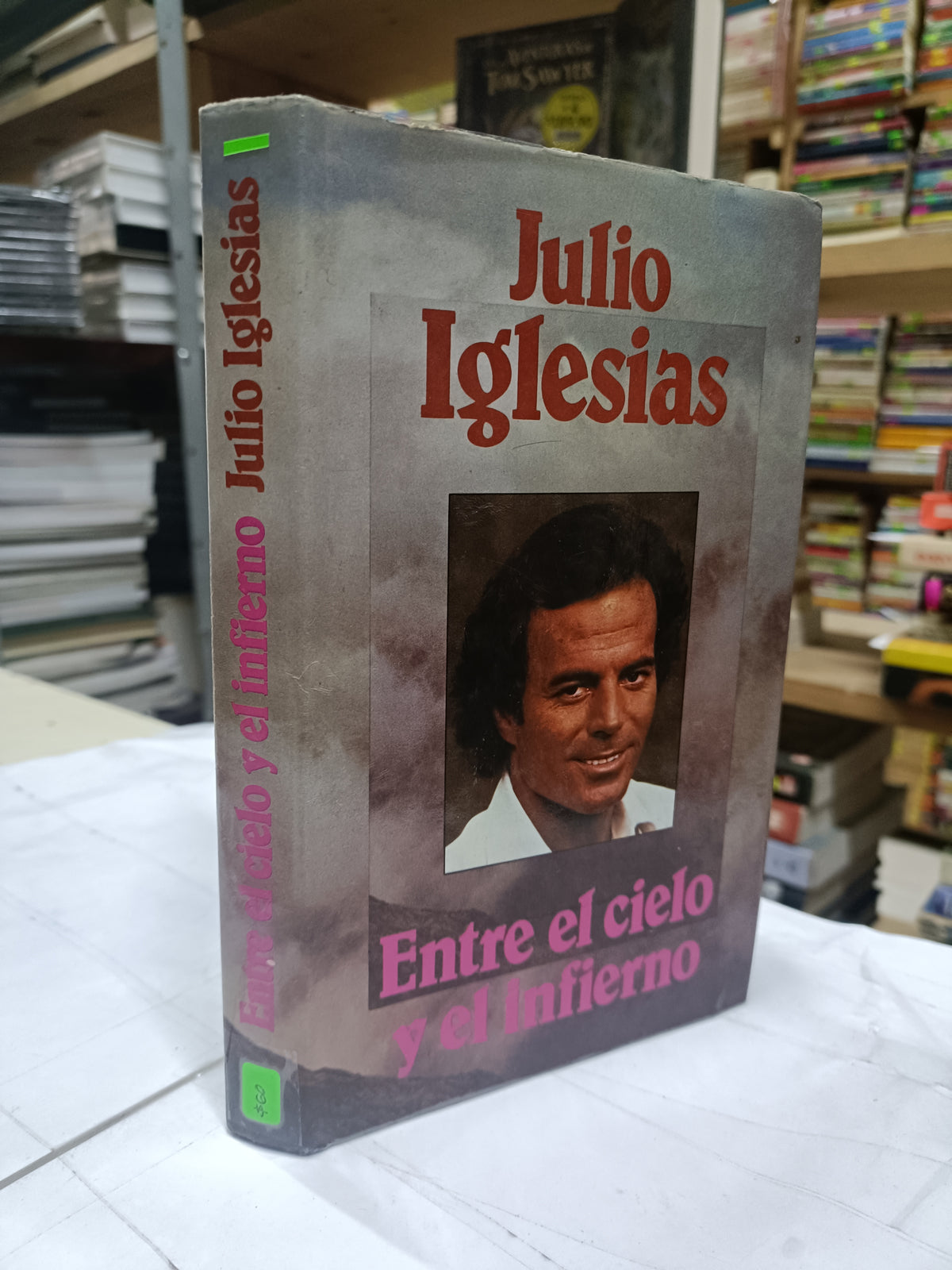 ENTRE EL CIELO Y EL INFIERNO POR JULIO IGLESIAS USADO NOVELA LITERARIO 207