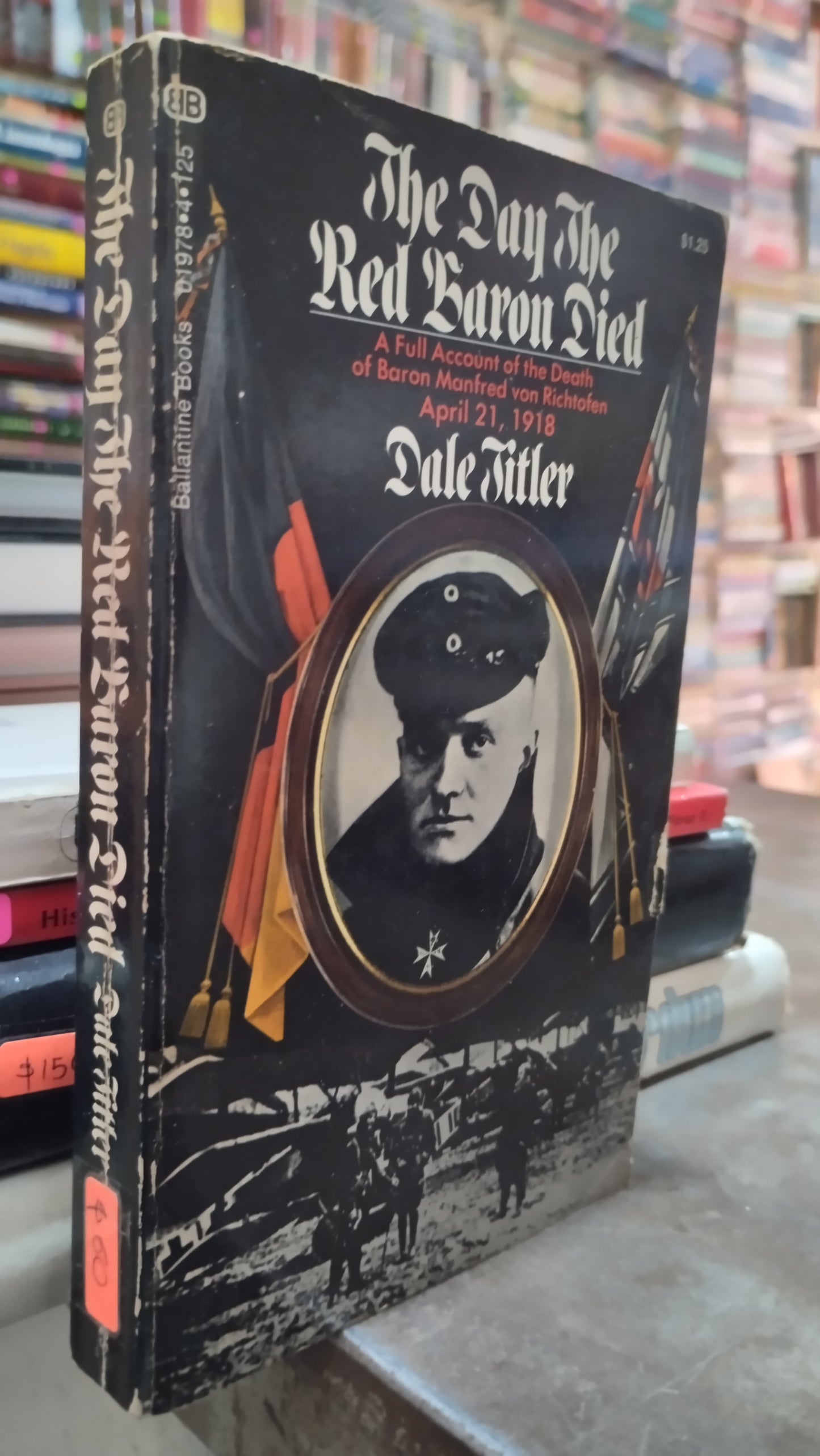THE DAY THE RED BARON DIED POR DALE JITLER LIBRO USADO HISTORIA ALDAMA