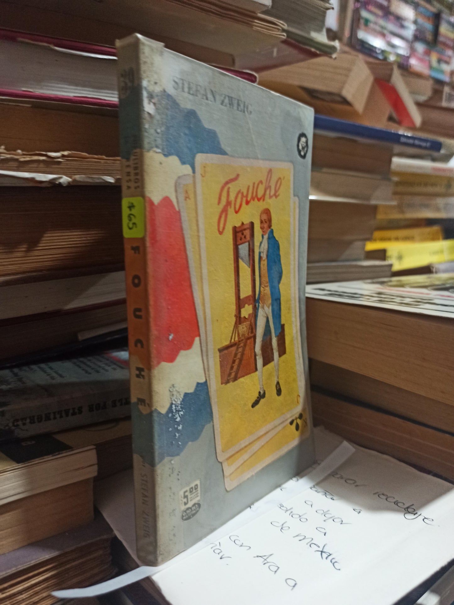 FOUCHÉ POR STEFAN ZWEIG USADO NOVELAS ALDAMA