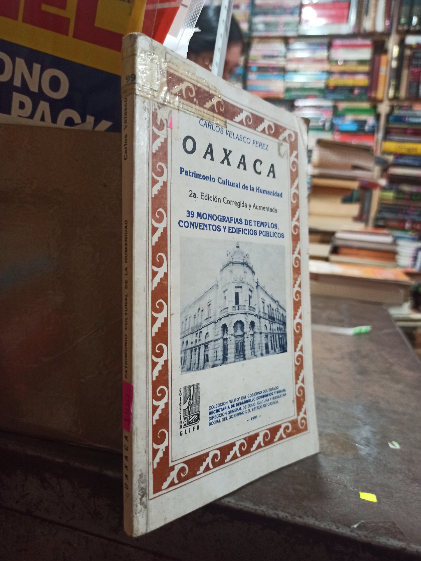OAXACA POR CARLOS VELASCO PEREZ USADO HISTORIA ALDAMA