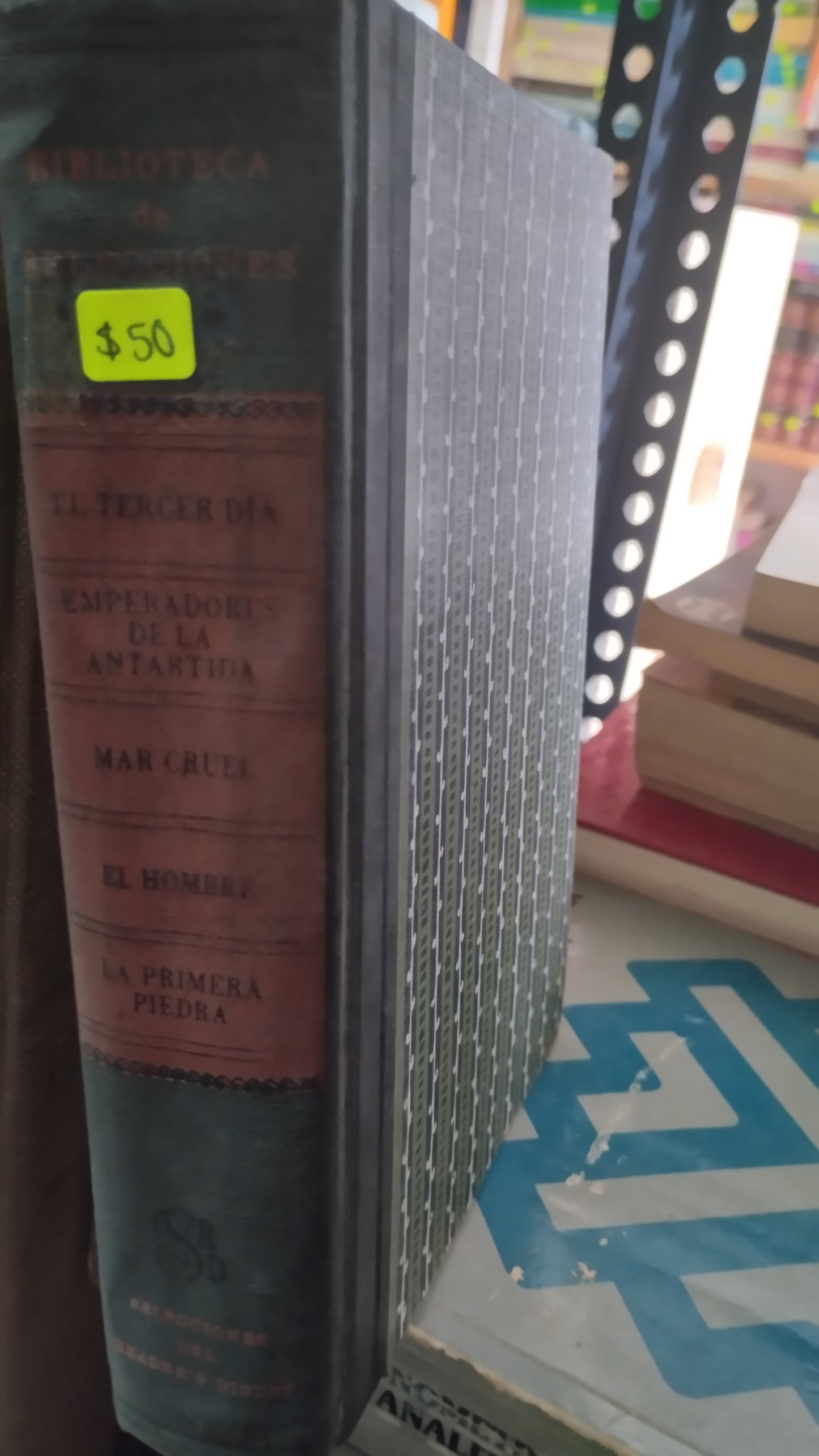 EL TERCER DIA POR BIBLIOTECA DE SELECCIONES LIBRO USADO NOVELAS ALDAMA