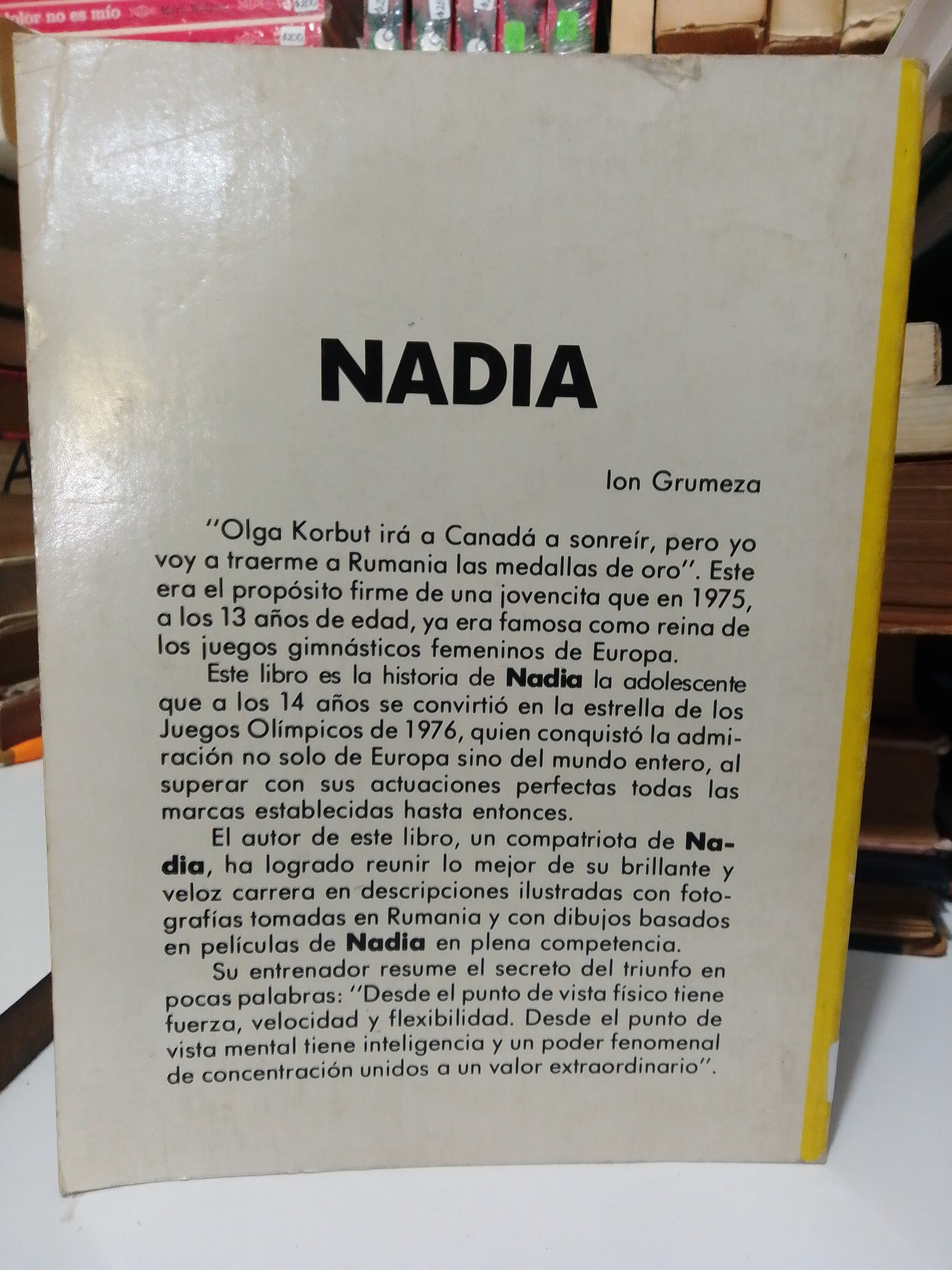 NADIA POR ION GRUMEZA USADO NOVELA JUAREZ