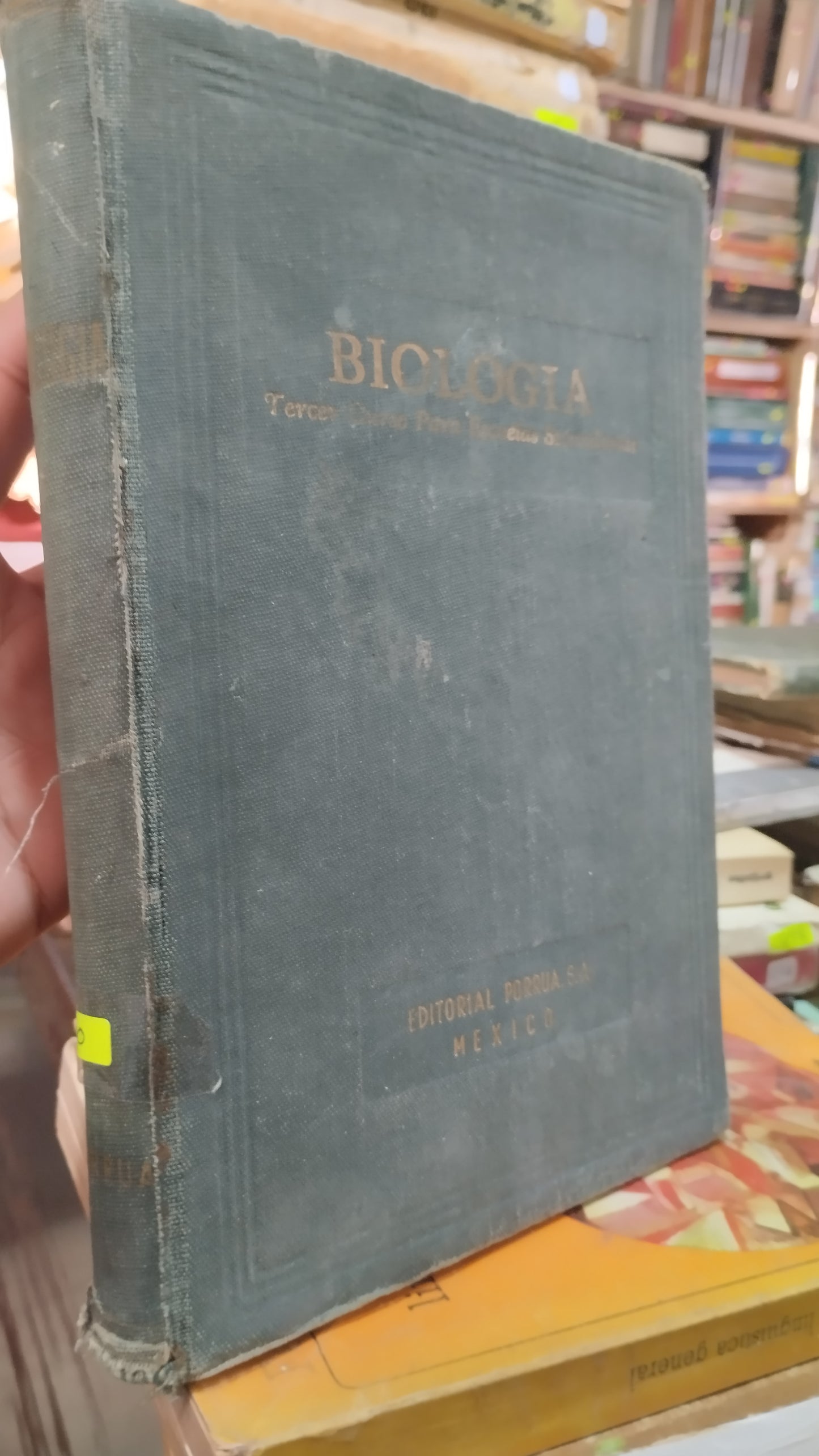 BIOLOGIA TERCER CURSO PARA ESCUELAS SECUNDARIAS LIBRO USADO BIOLOGIA ALDAMA