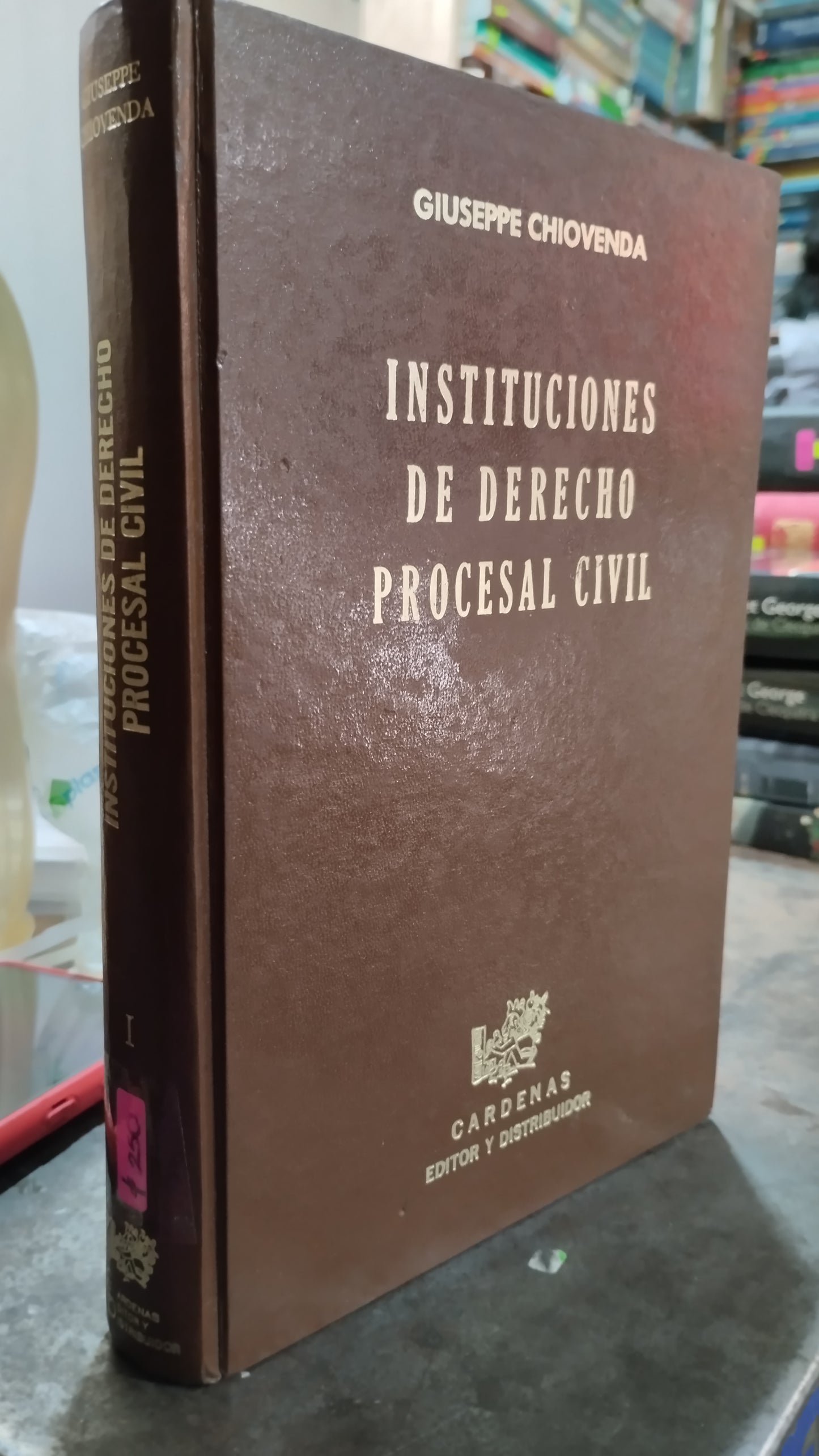 INSTITUCIONES DE DERECHO PROCESAL CIVIL I POR GIUSEPPE CHIOVENDA LIBRO USADO DERECHO ALDAMA