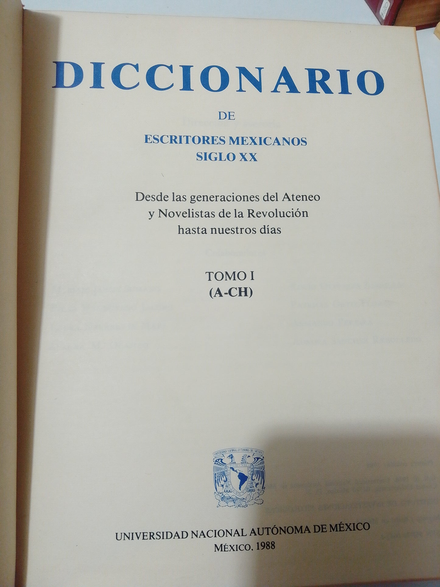 DICCIONARIO DE ESCRITORES MEXICANOS USADO HISTORIA JUÁREZ