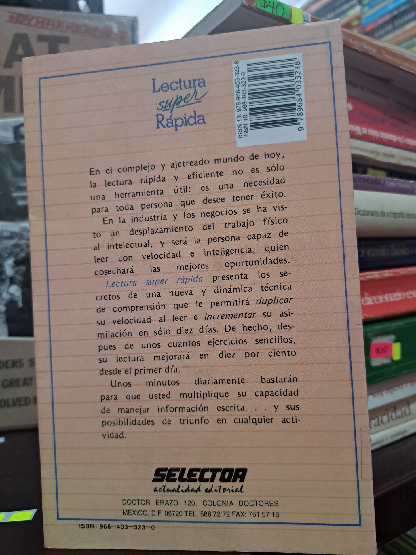 THE READING LABORATORY LECTURA SUPER RÁPIDA USADO EDUCACIÓN LITERARIO 305