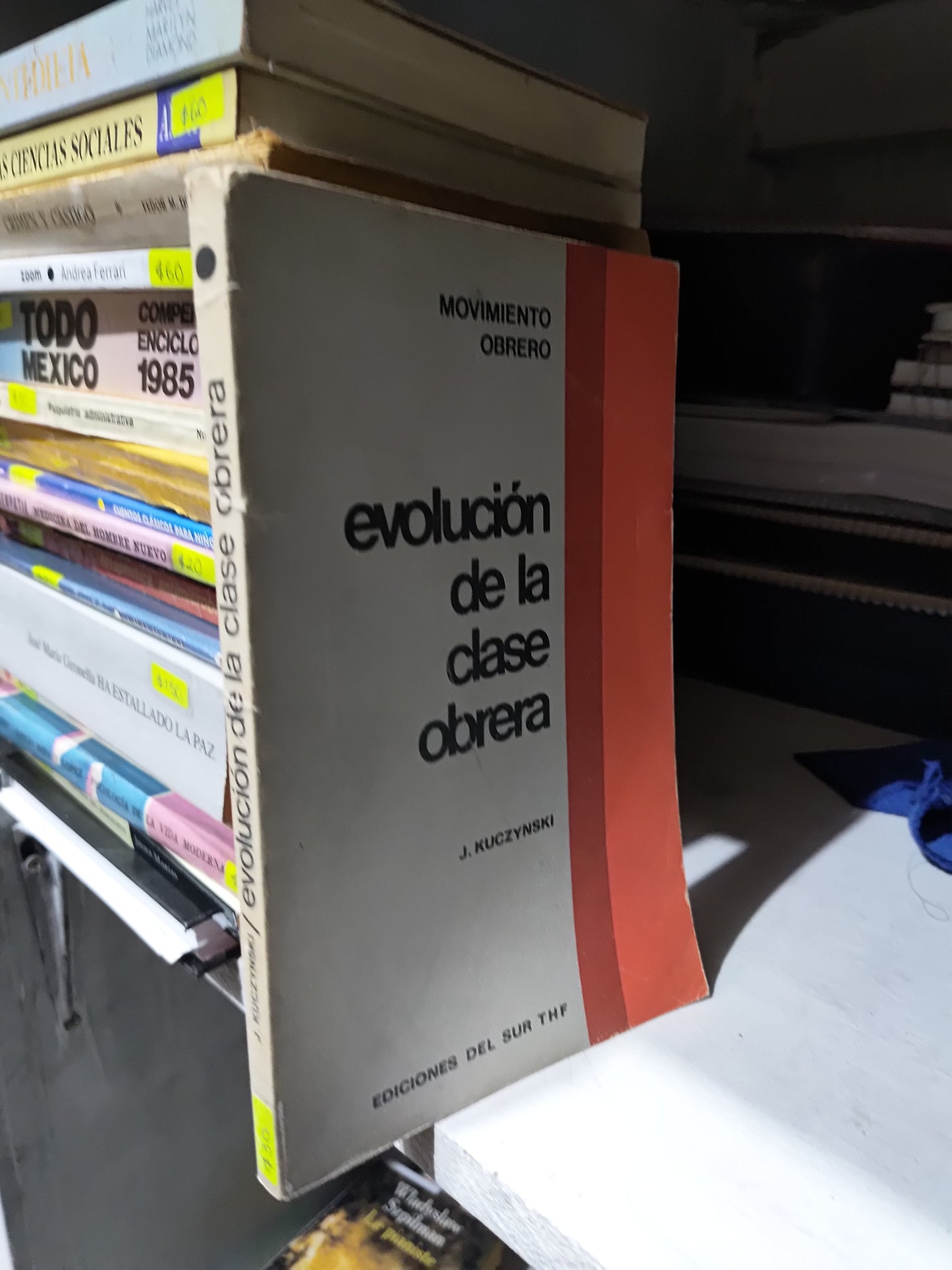 EVOLUCION DE LA CLASE OBRERA POR J.KUCZYNSKI USADO HISTORIA JUAREZ