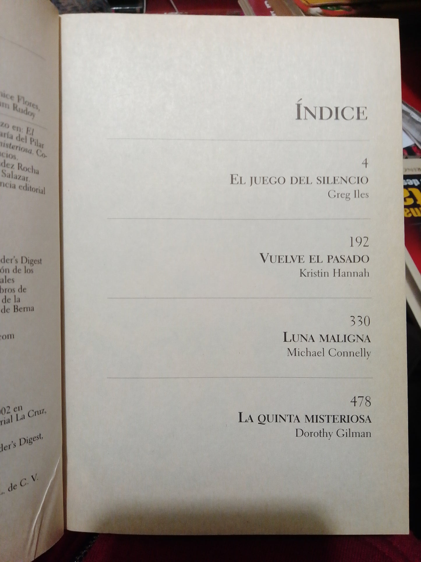 LIBROS SELECTOS EL JUEGO DEL SILENCIO POR GREG IILES, VARIOS TÍTULOS USADO NOVELA JUÁREZ