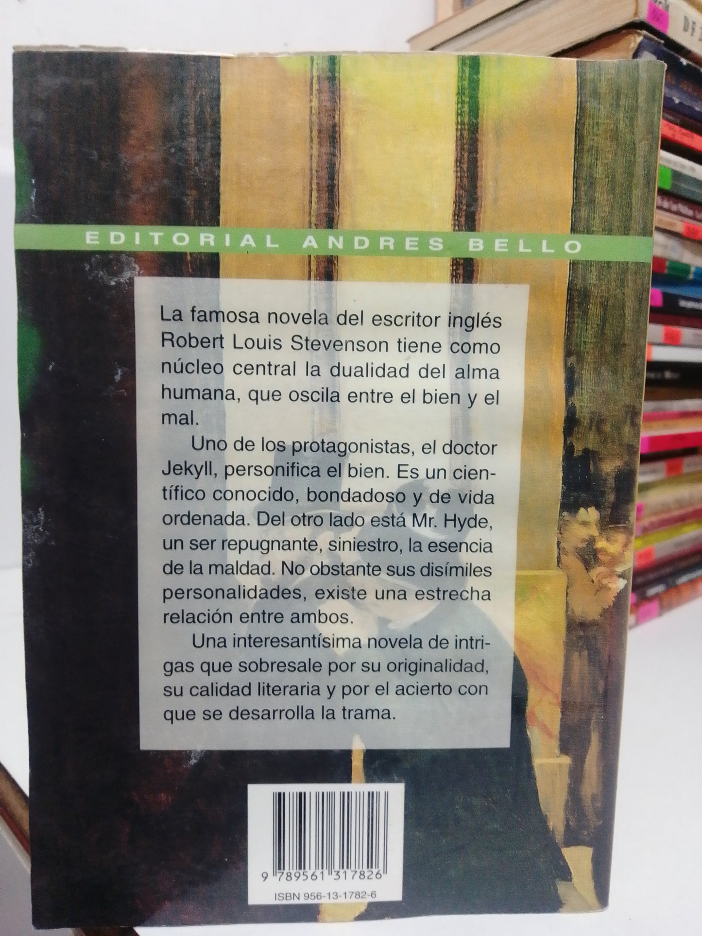 EL EXTRAÑO CASO DEL DOCTOR JENKILL Y DE MISTER HYDE POR ROBERT LOUIS STEVENSON USADO NOVELA JUÁREZ