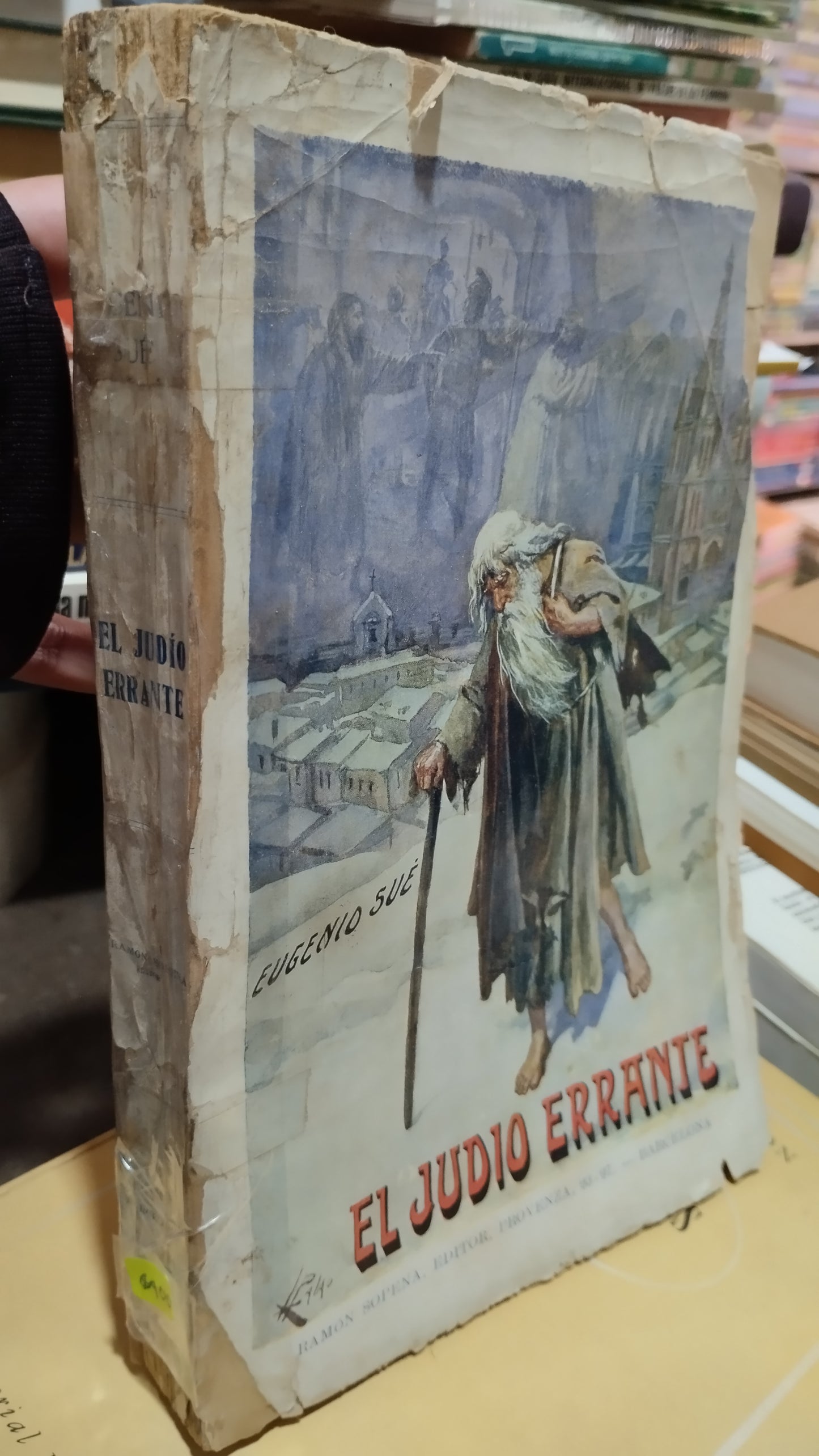 EL JUDIO ERRANTE POR EUGENIO SUE LIBRO USADO ANTIGUO ALDAMA