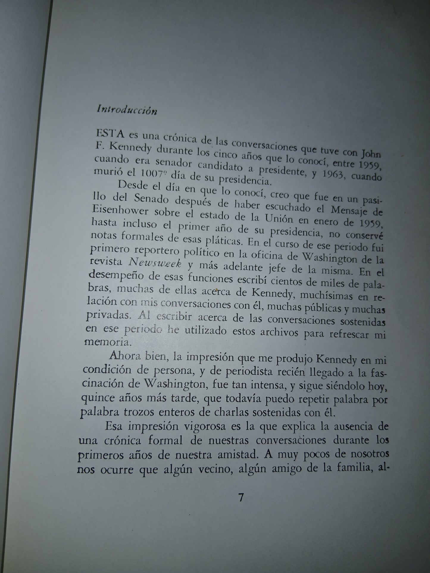 J.F.KENNEDY EN LA INTIMIDAD POR BENJAMÍN C.BRADLEY USADO NOVELA LITERARIO 207