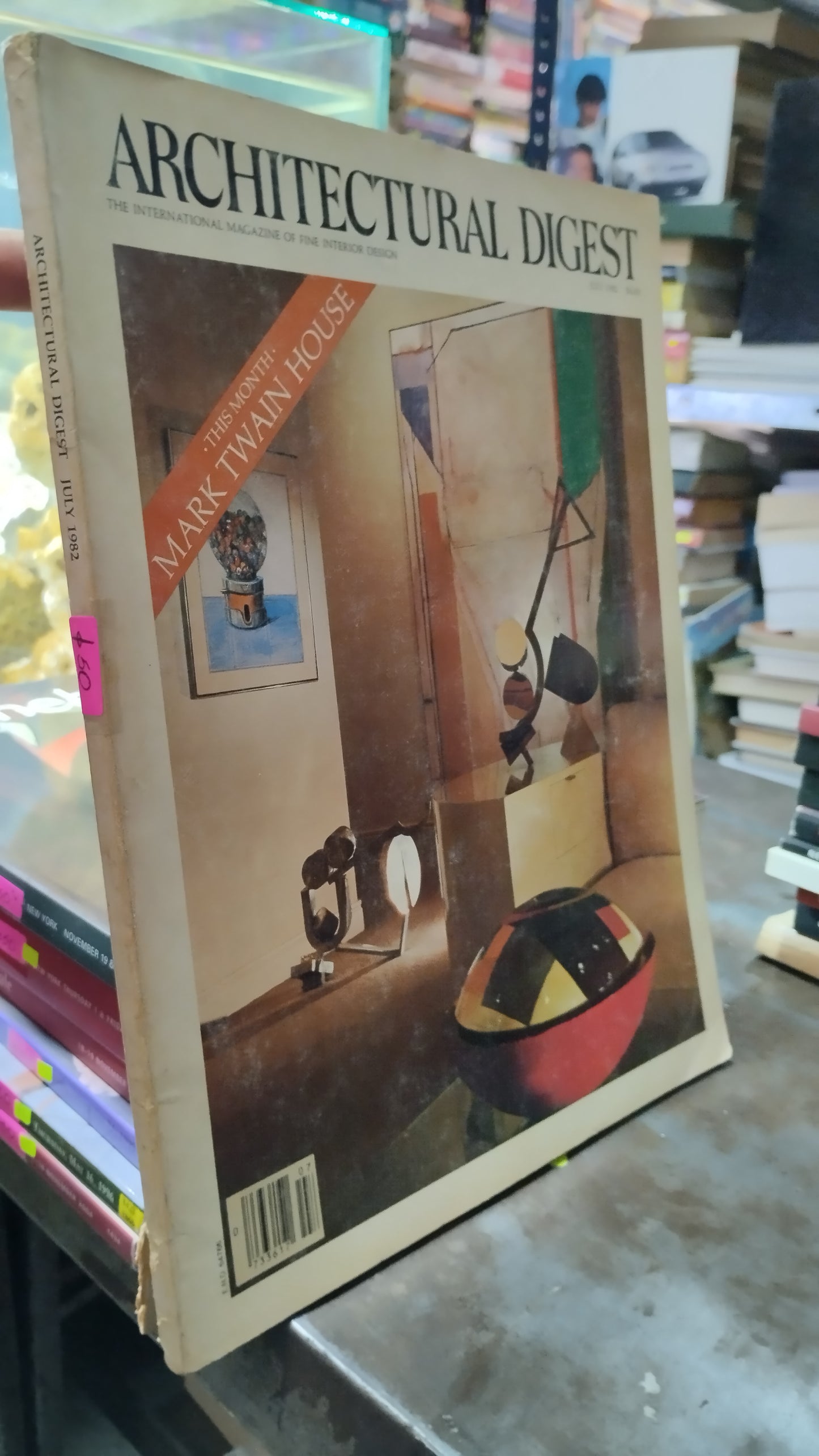 ARCHITECTURAL DIGEST JULY 1982 LIBRO USADO ARTE ALDAMA