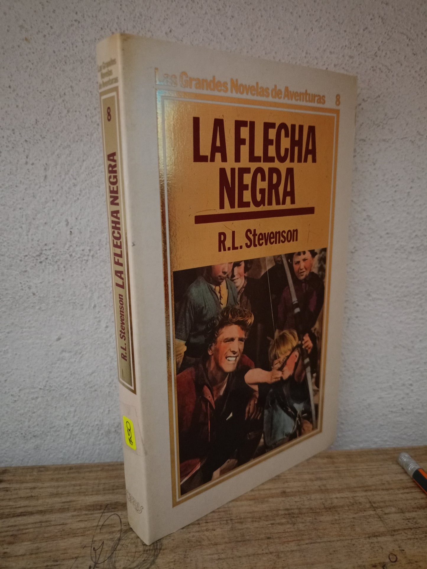 LA FLECHA NEGRA R.L. STEVENSON USADO NOVELA LITERARIO 305