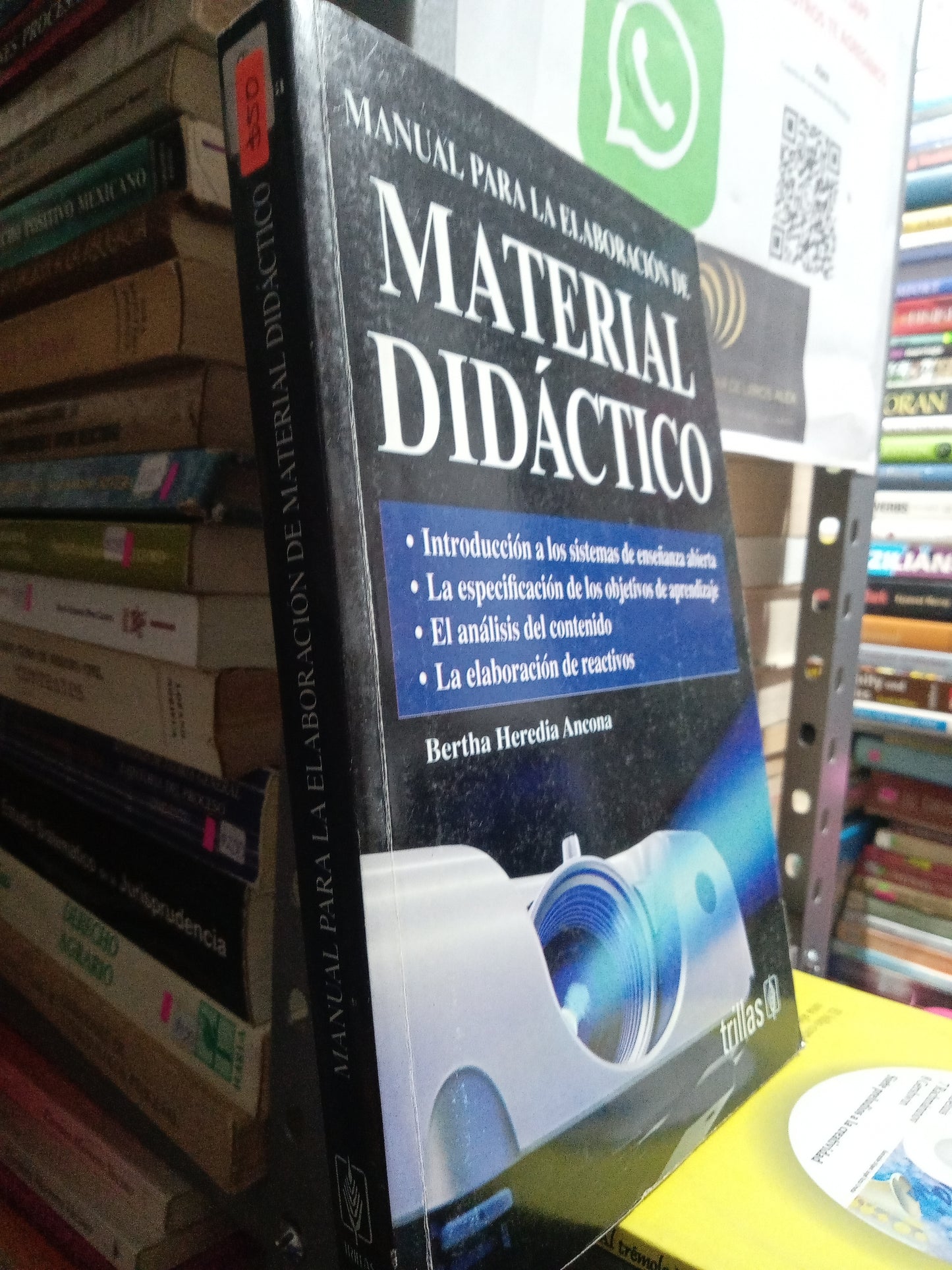 MANUAL PARA LA ELABORACION DE MATERIAL DIDACTICO POR BERTHA HEREDIA ANCONA USADO EDUCACION JUAREZ
