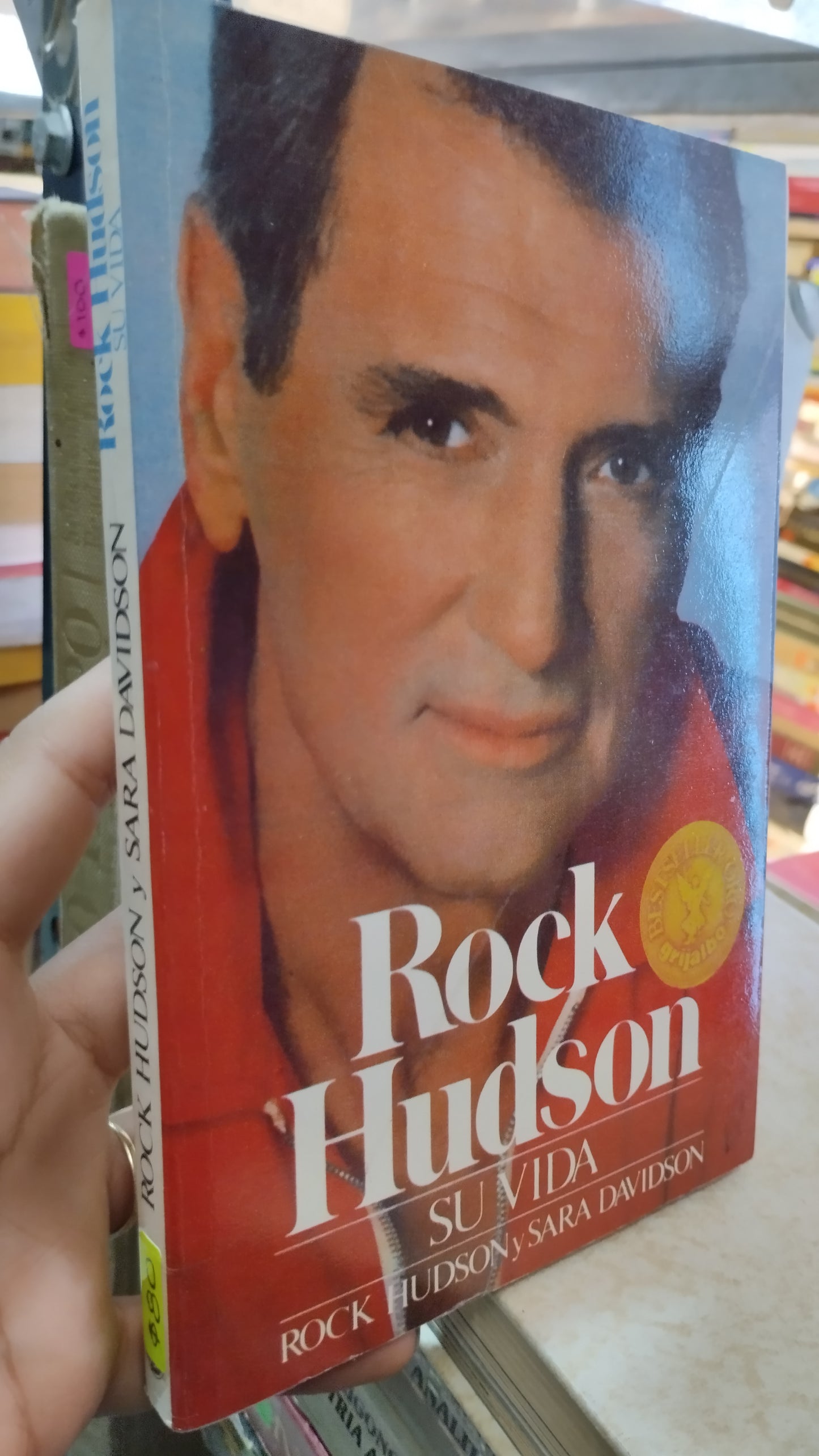ROCK HUDSON Y SARA DAVIDSON POR ROCK HUDSON LIBRO USADO NOVELAS ALDAMA