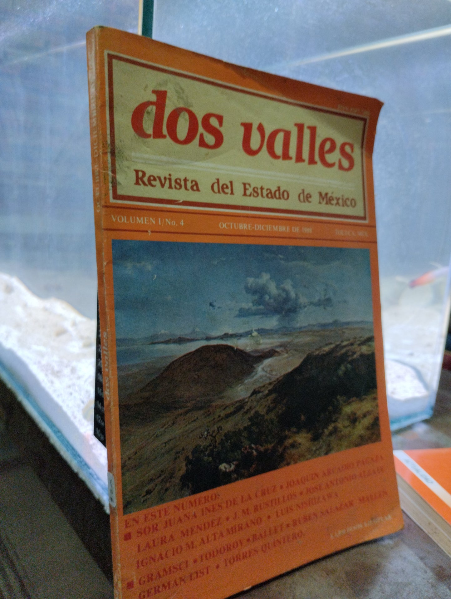 DOS VALLES REVISTA DEL ESTADO DE MEXICO OCTUBRE DICIEMBRE 1988 USADO GEOGRAFIA ALDAMA