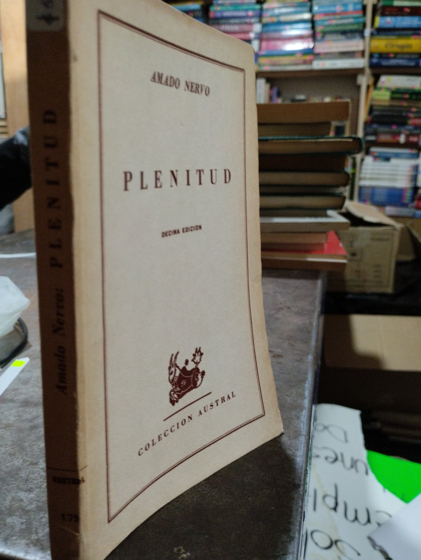 PLENITUD DECIMA EDICION POR AMADO NERVO USADO NOVELAS ALDAMA