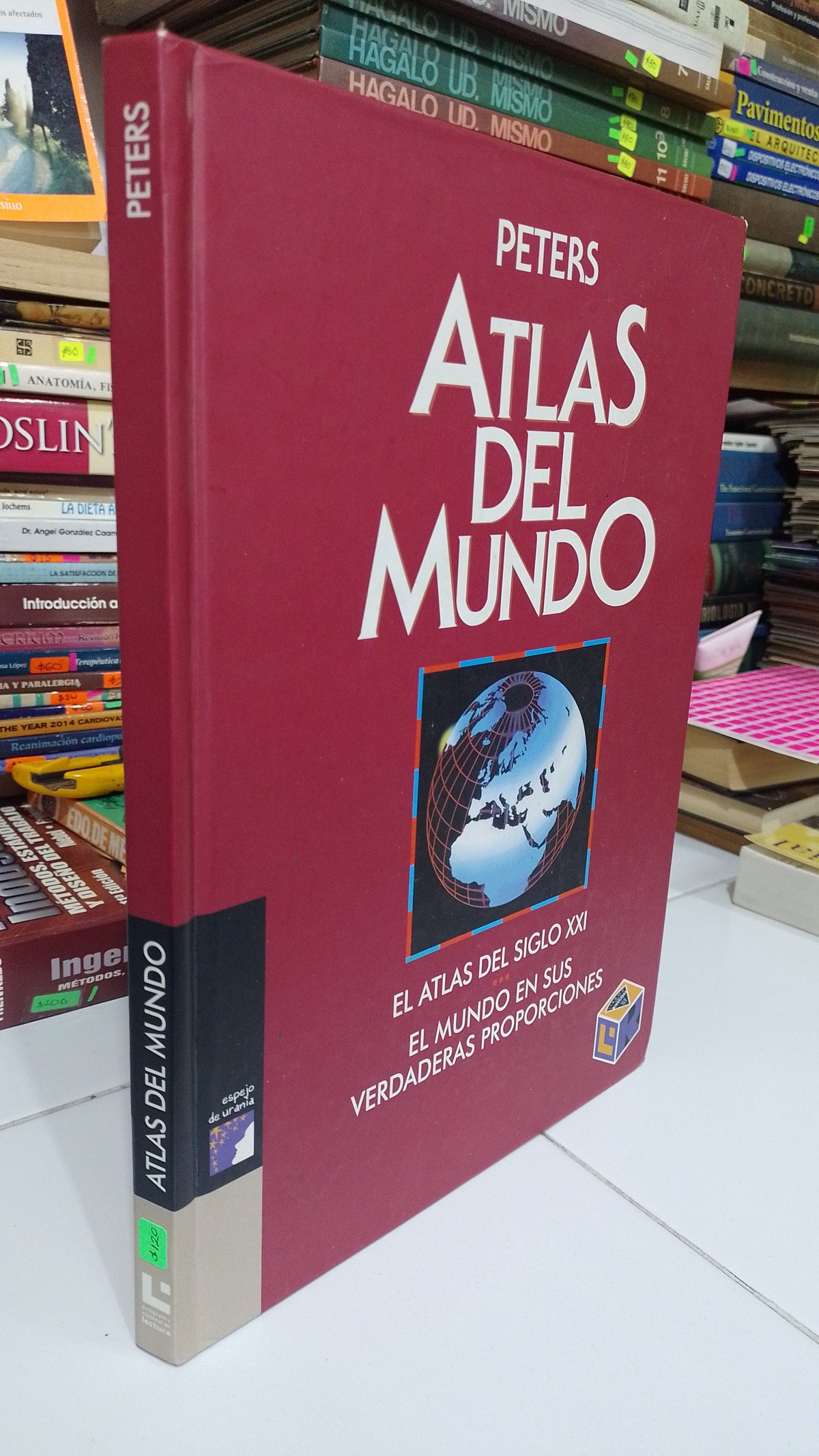 ATLAS DEL MUNDO DEL SIGLO XXI POR PETERS USADO GEOGRAFIA JUAREZ 507