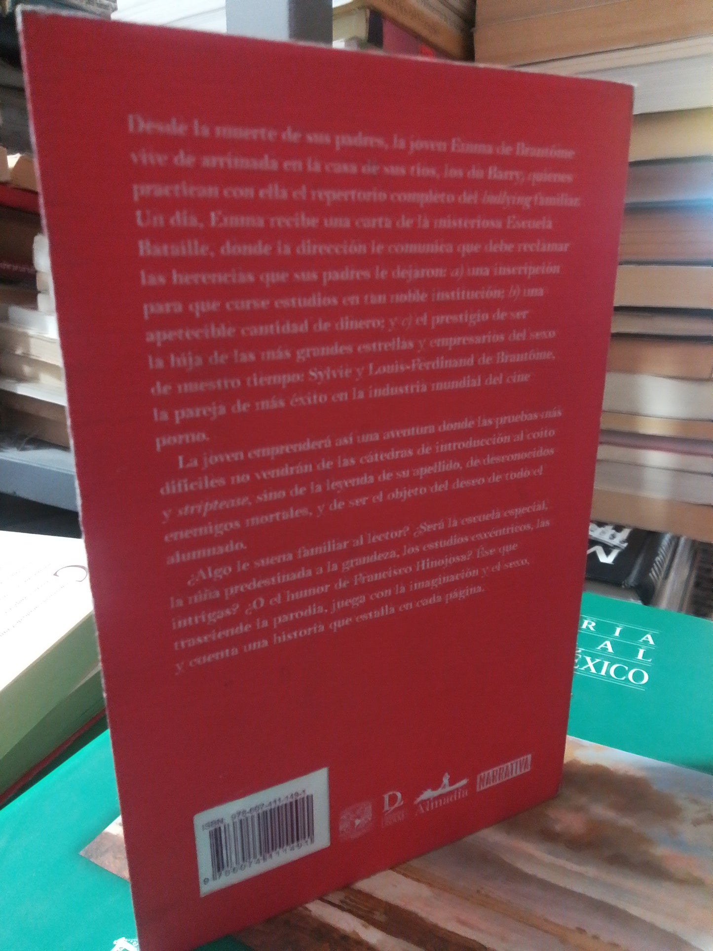 EMMA POR FRANCISCO HINOJOSA USADO NOVELA JUÁREZ