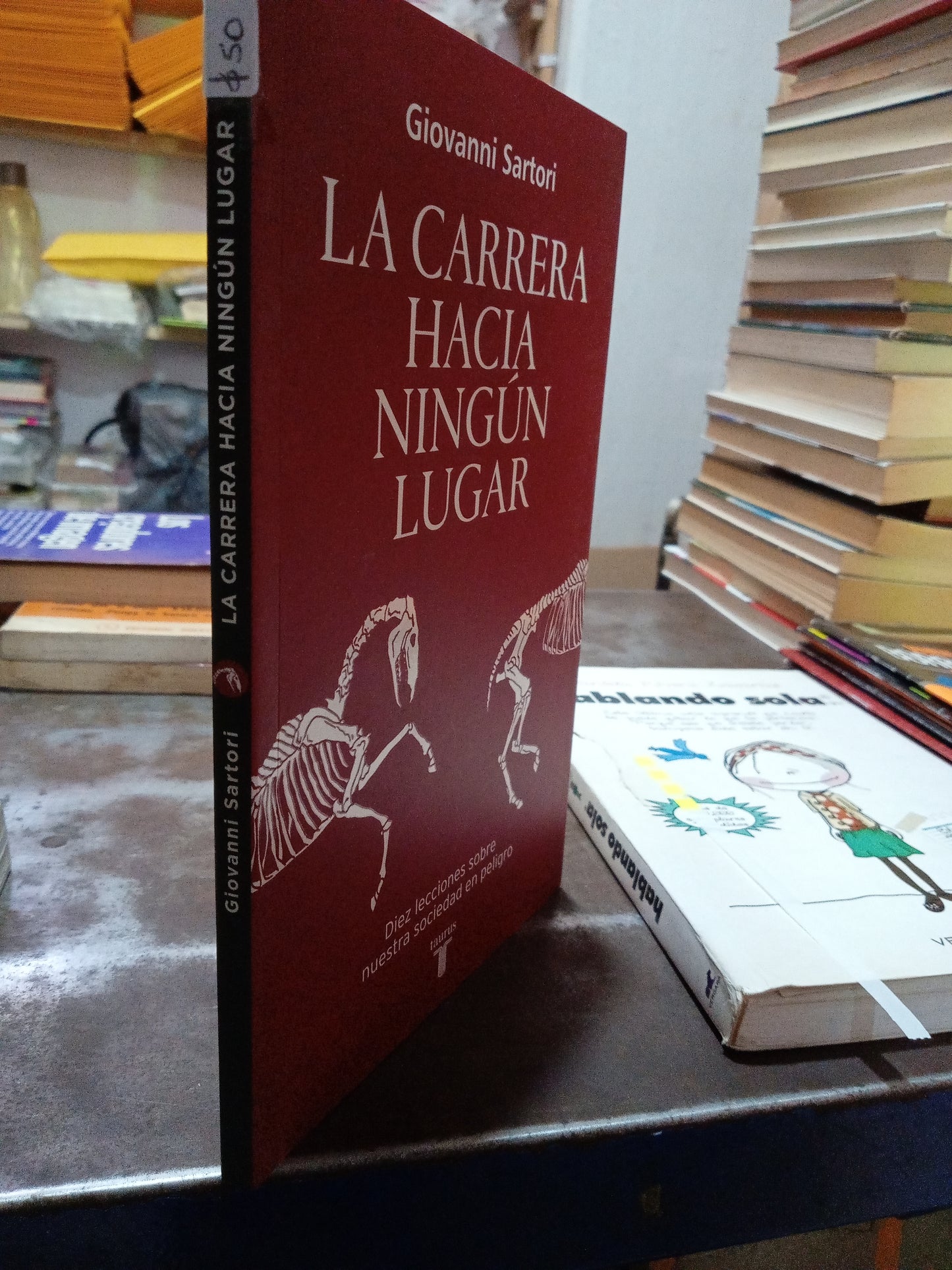 LA CARRERA HACIA NINGUN LUGAR POR GIOVANNI SARTORI USADO SOCIOLOGIA ALDAMA