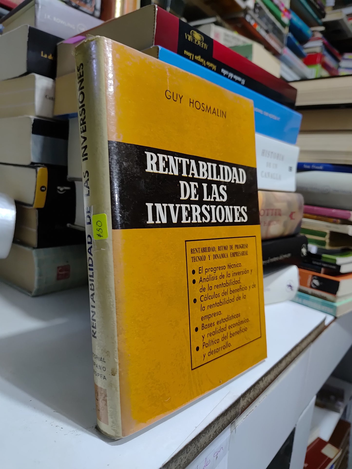 RENTABILIDAD DE LAS INVERSIONES POR GUY HOSMAILN USADO ADMINISTRACION JUAREZ 507