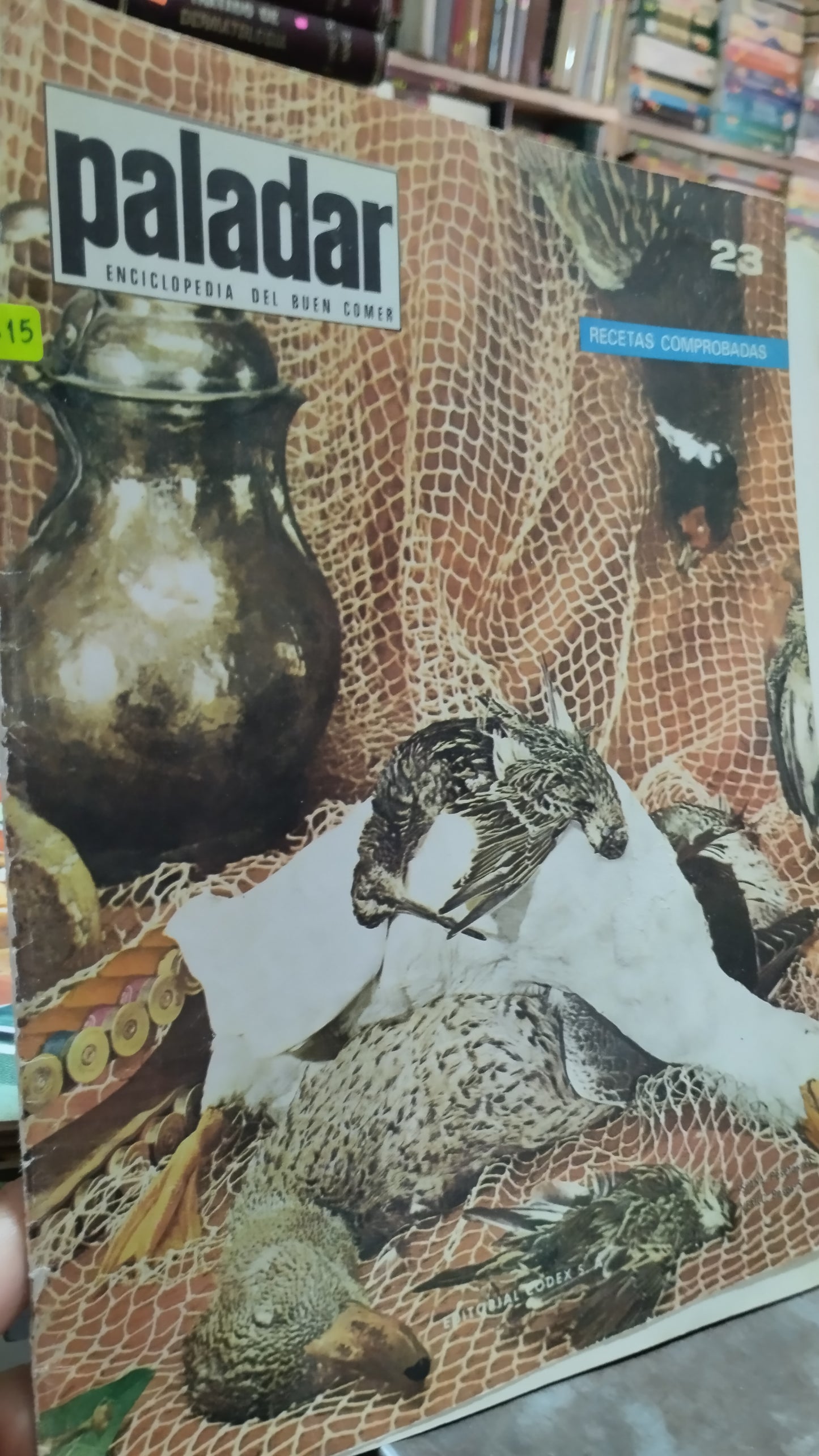 PALADAR RECETAS COMPROBADAS 23 LIBRO USADO COCINA ALDAMA