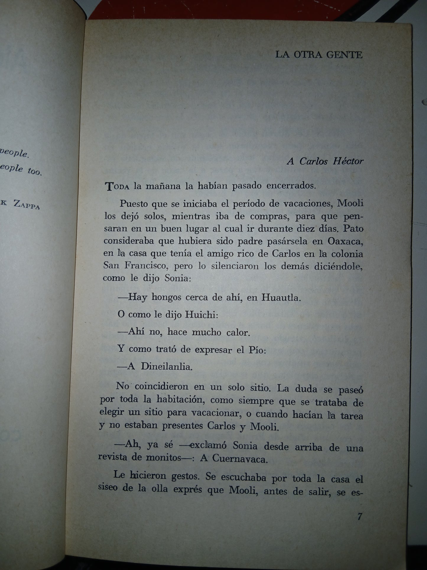OTRA GENTE POR ALEJANDRO ARICEAGA USADO NOVELA LITERARIO 207