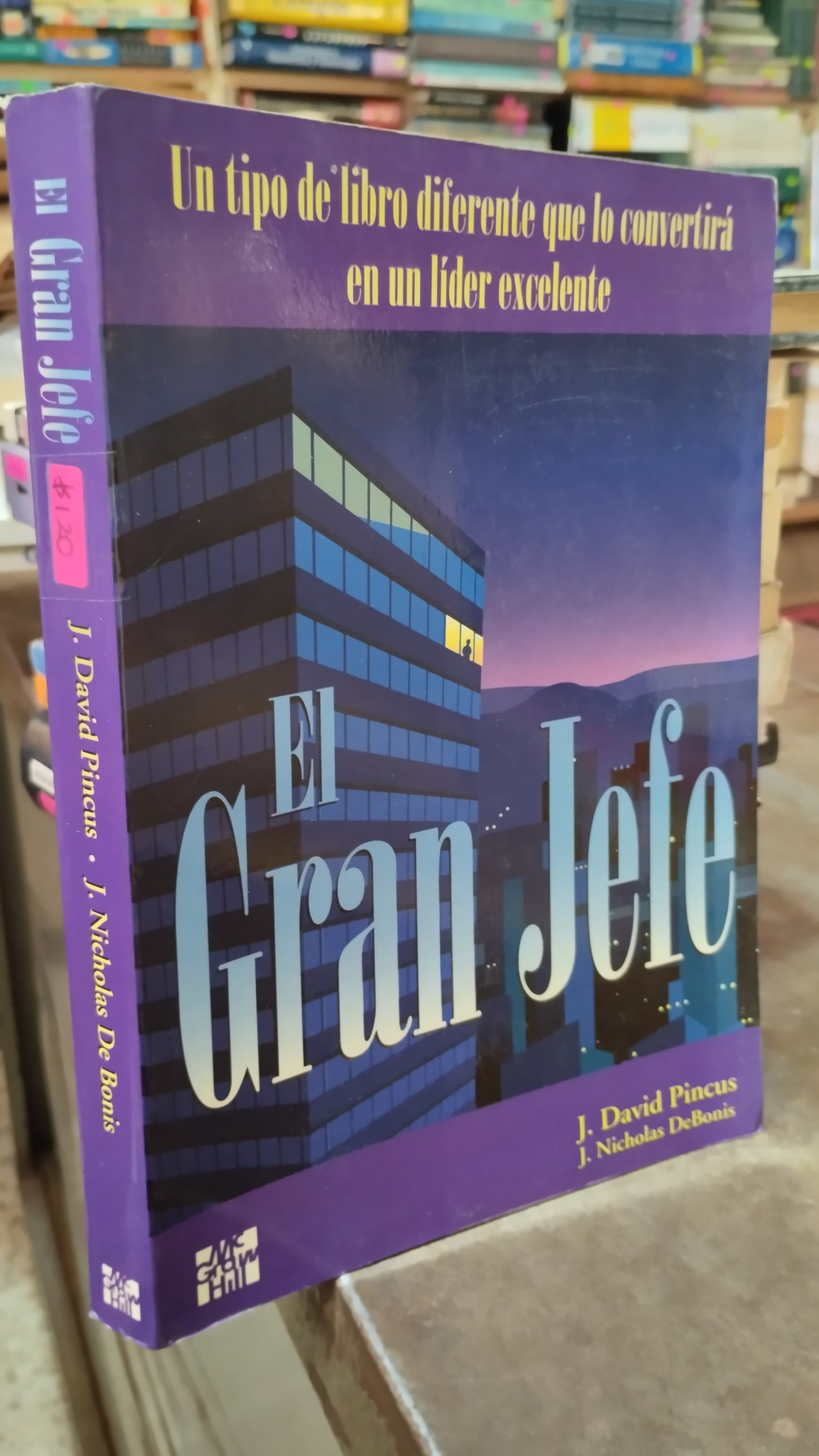 EL GRAN JEFE POR DAVID PINCUS LIBRO USADO SUPERACION PERSONAL ALDAMA