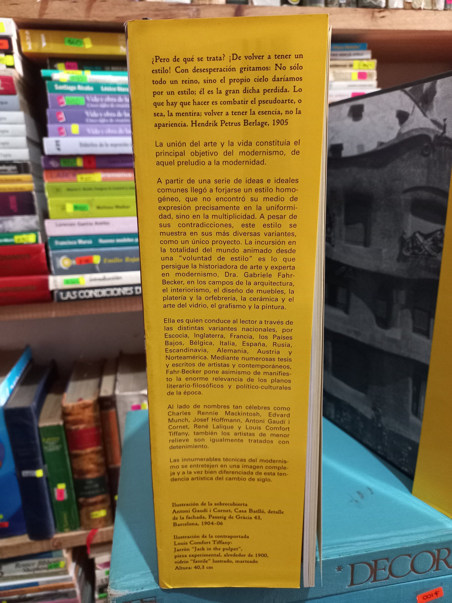 EL MODERNISMO POR GABRIELE FAHR BECKER USADO ARTE LITERARIO 305