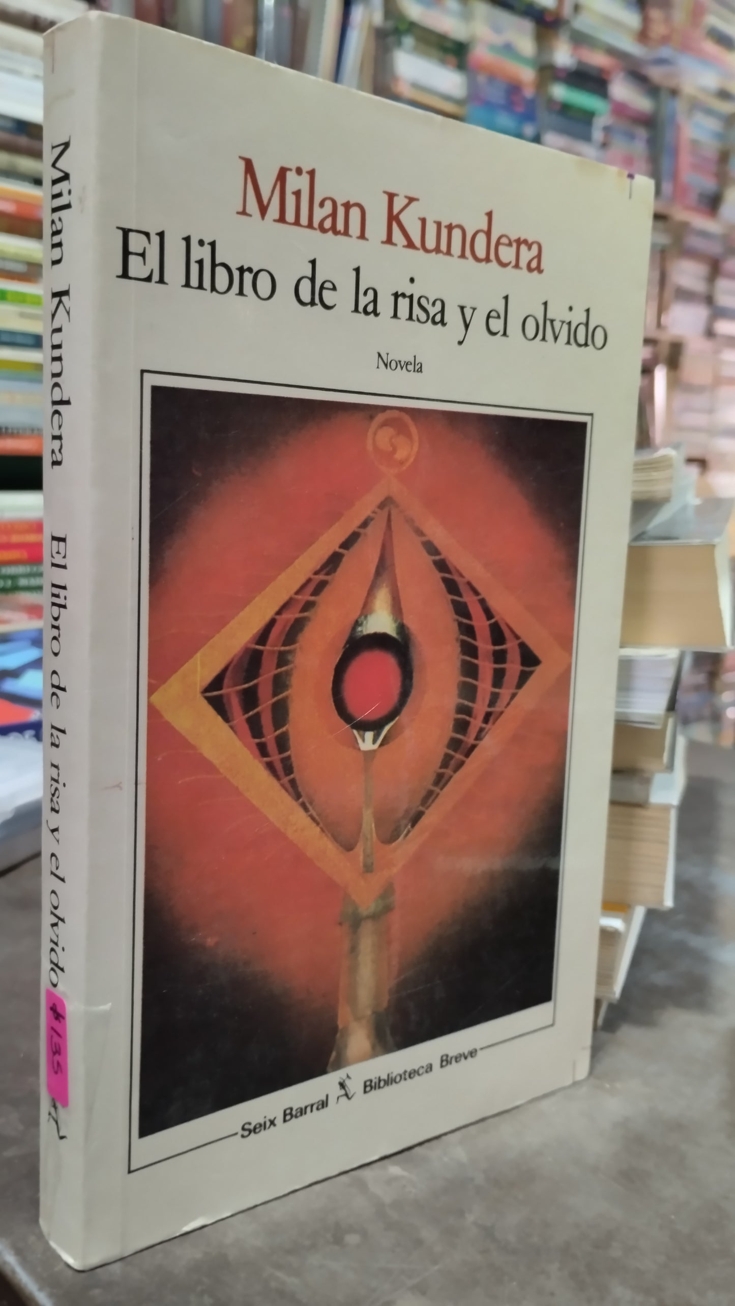 EL LIBRO DE LA RISA Y EL OLVIDO POR MILAN KUNDERA LIBRO USADO NOVELAS ALDAMA