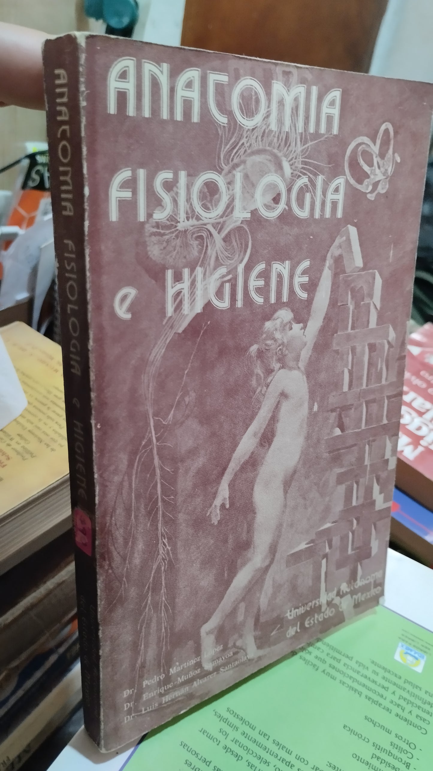 ANATOMIA FISIOLOGIA E HIGIENE POR PEDRO MARTINEZ LOPEZ LIBRO USADO SALUD ALDAMA