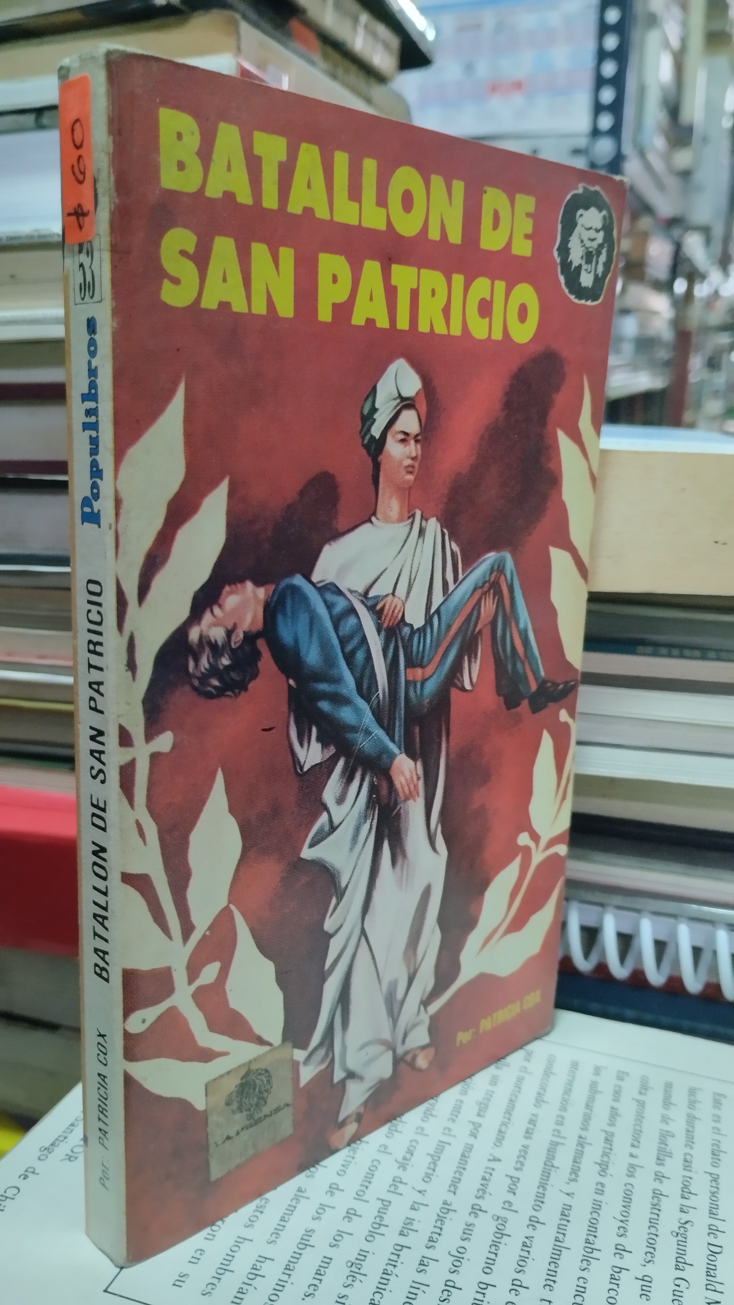 BATALLON DE SAN PATRICIO POR PATRICIA COX LIBRO USADO HISTORIA ALDAMA