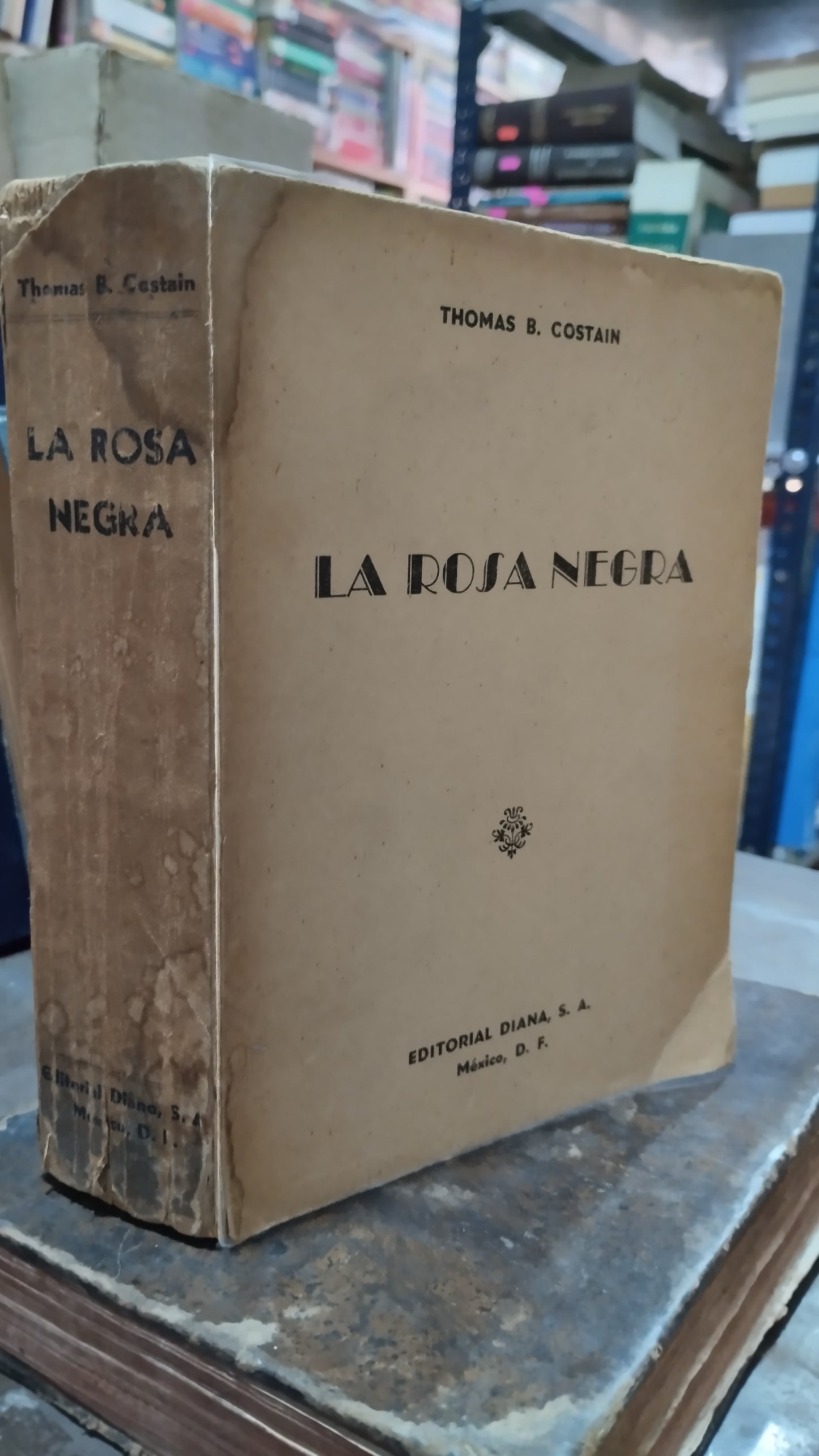 LA ROSA NEGRA POR THOMAS B COSTAIN LIBRO USADO ANTIGUO ALDAMA