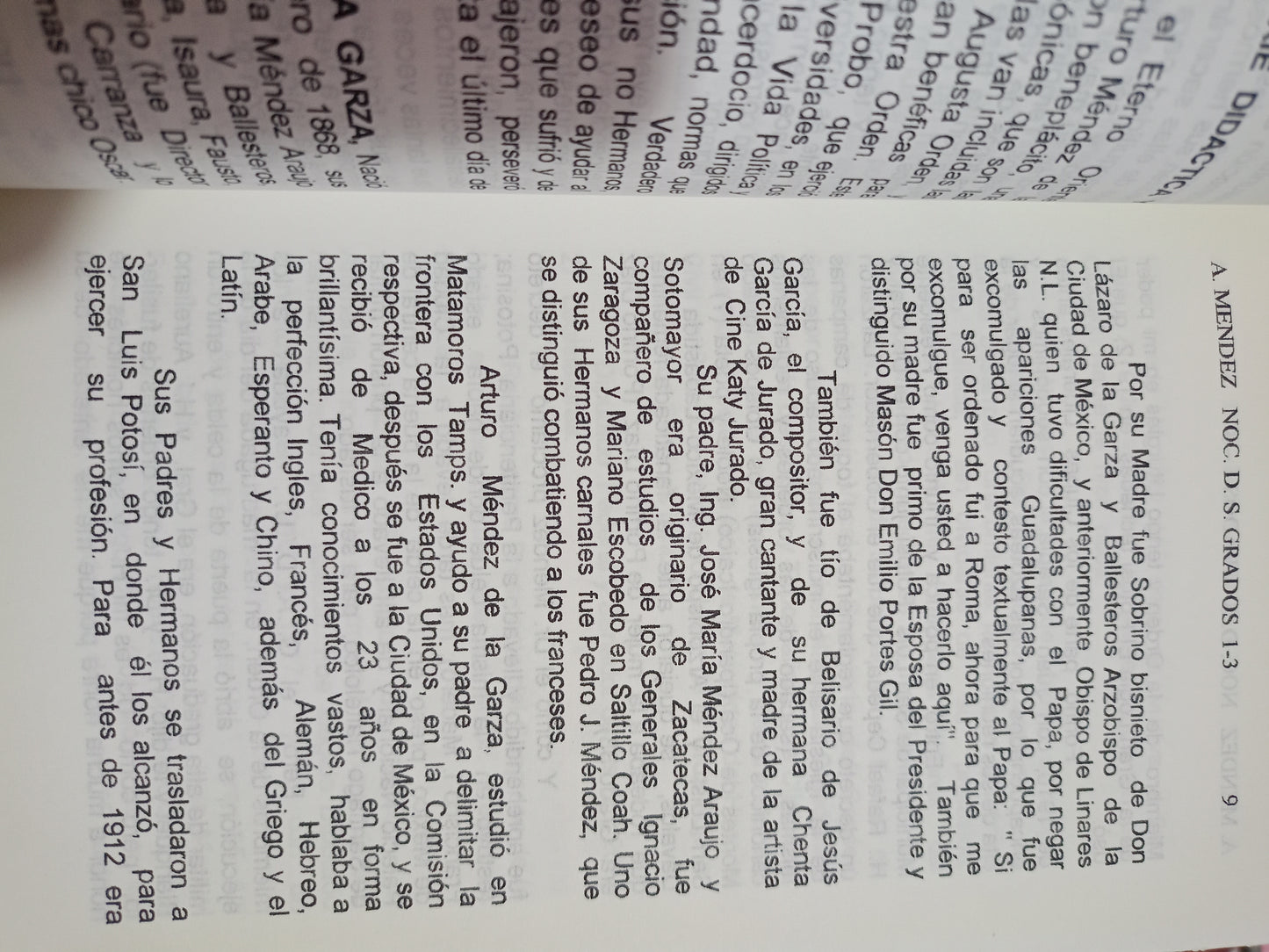 NOCIONES DE DOCTRINA SECRETA DE FRANCMASONERÍA SIMBÓLICA GRADOS 1 AL 3 POR ARTURO MÉNDEZ USADO MASONERÍA ALDAMA