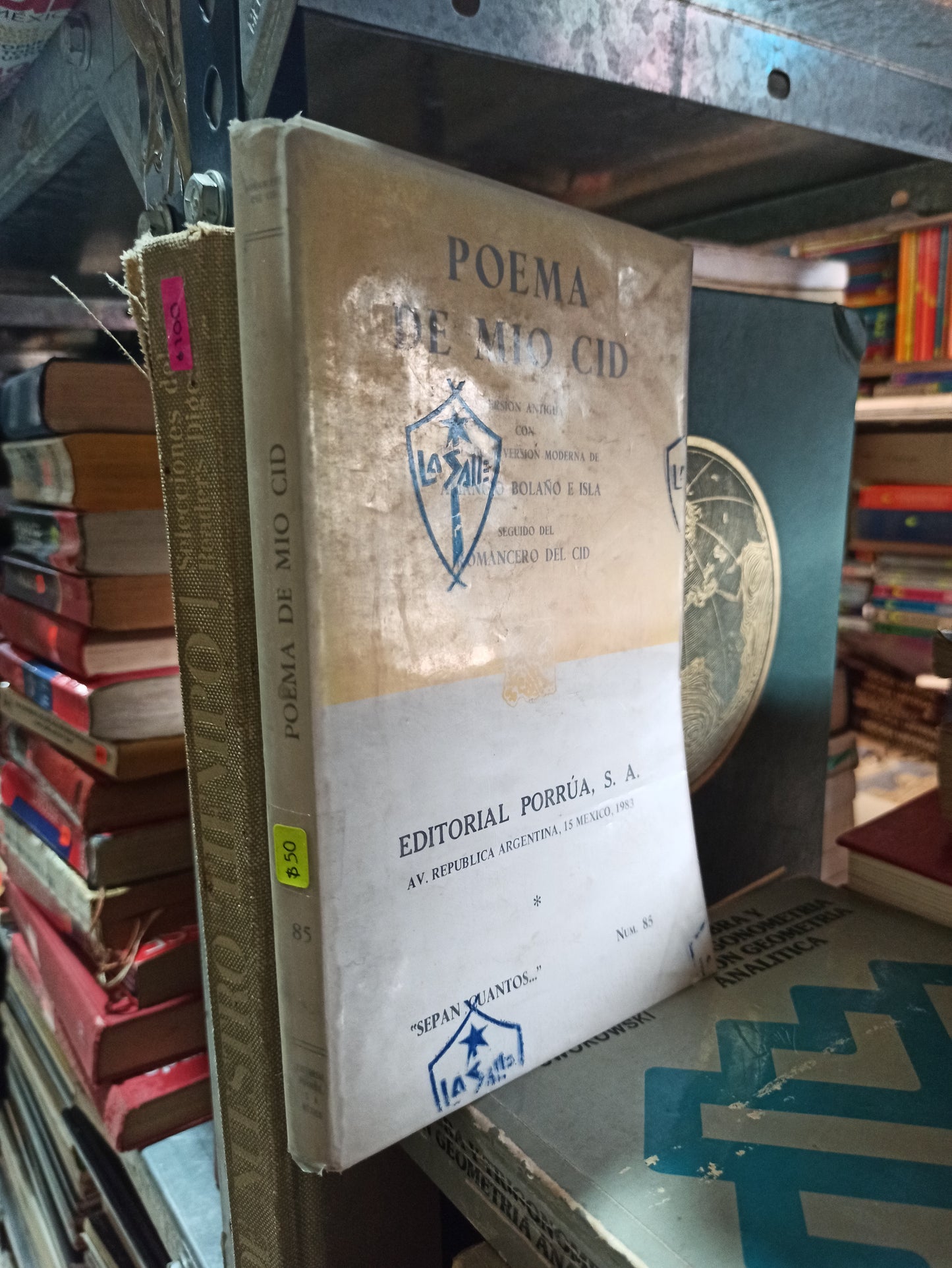 POEMA DE MIO CID AMANCIO BOLAÑO E ISLA USADO NOVELAS ALDAMA